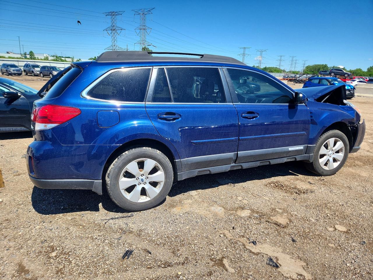 2011 Subaru Outback 2.5i Limited Blue vin: 4S4BRCLC6B3445328