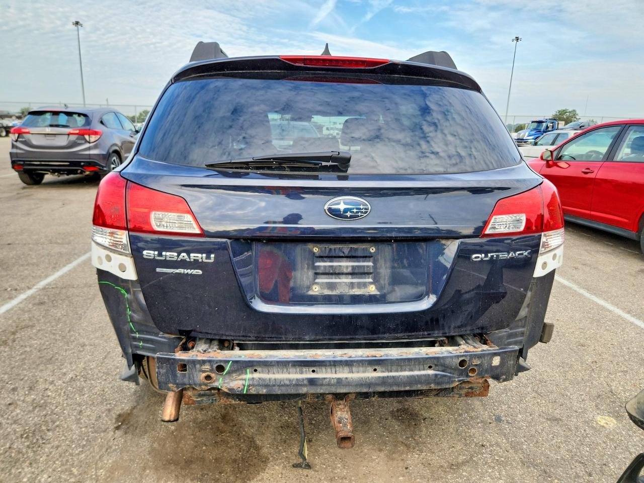 2012 Subaru Outback 2.5i Limited Синий vin: 4S4BRCLC6C3242635