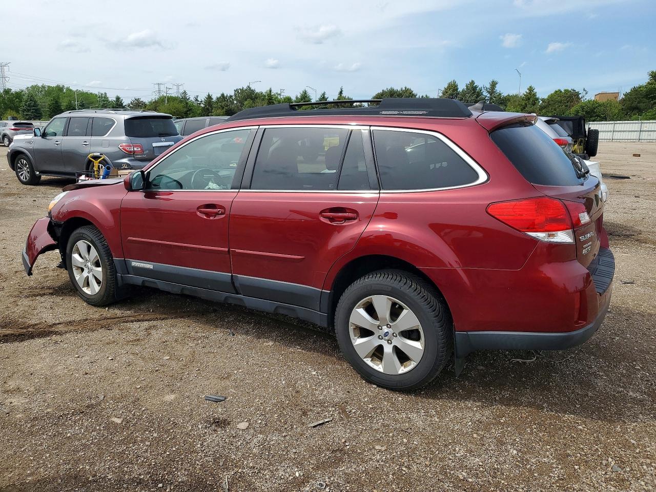2012 Subaru Outback 2.5i Limited Red vin: 4S4BRCLC6C3279166