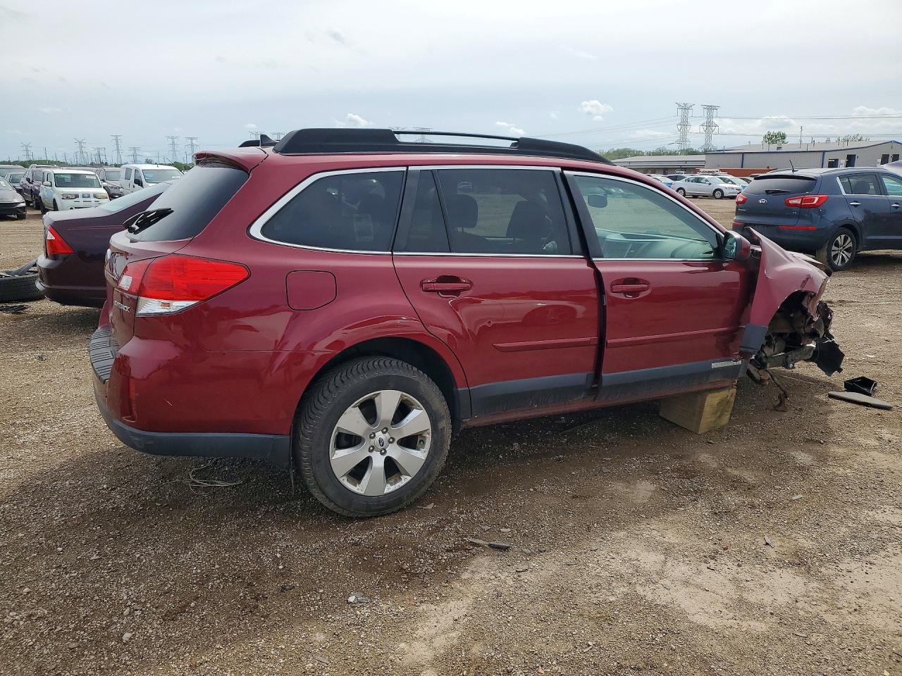 2012 Subaru Outback 2.5i Limited Red vin: 4S4BRCLC6C3279166