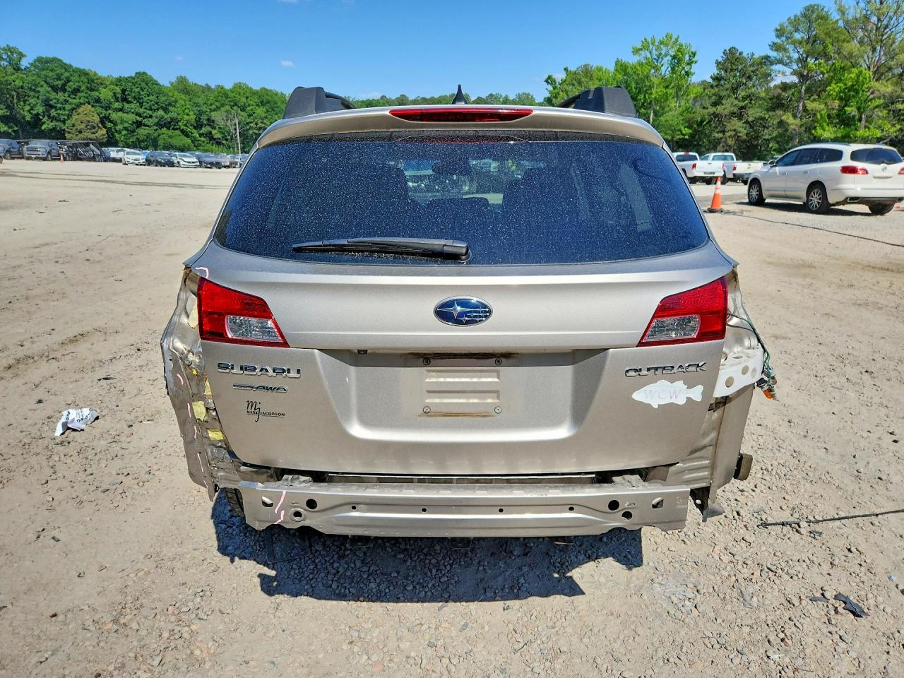 2014 Subaru Outback 2.5i Limited Бежевый vin: 4S4BRCLC6E3222615