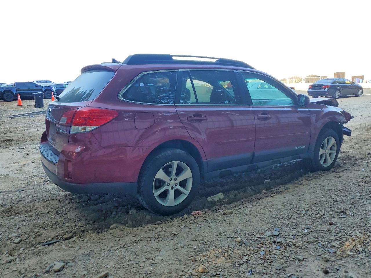 2014 Subaru Outback 2.5i Limited Maroon vin: 4S4BRCLC6E3244243