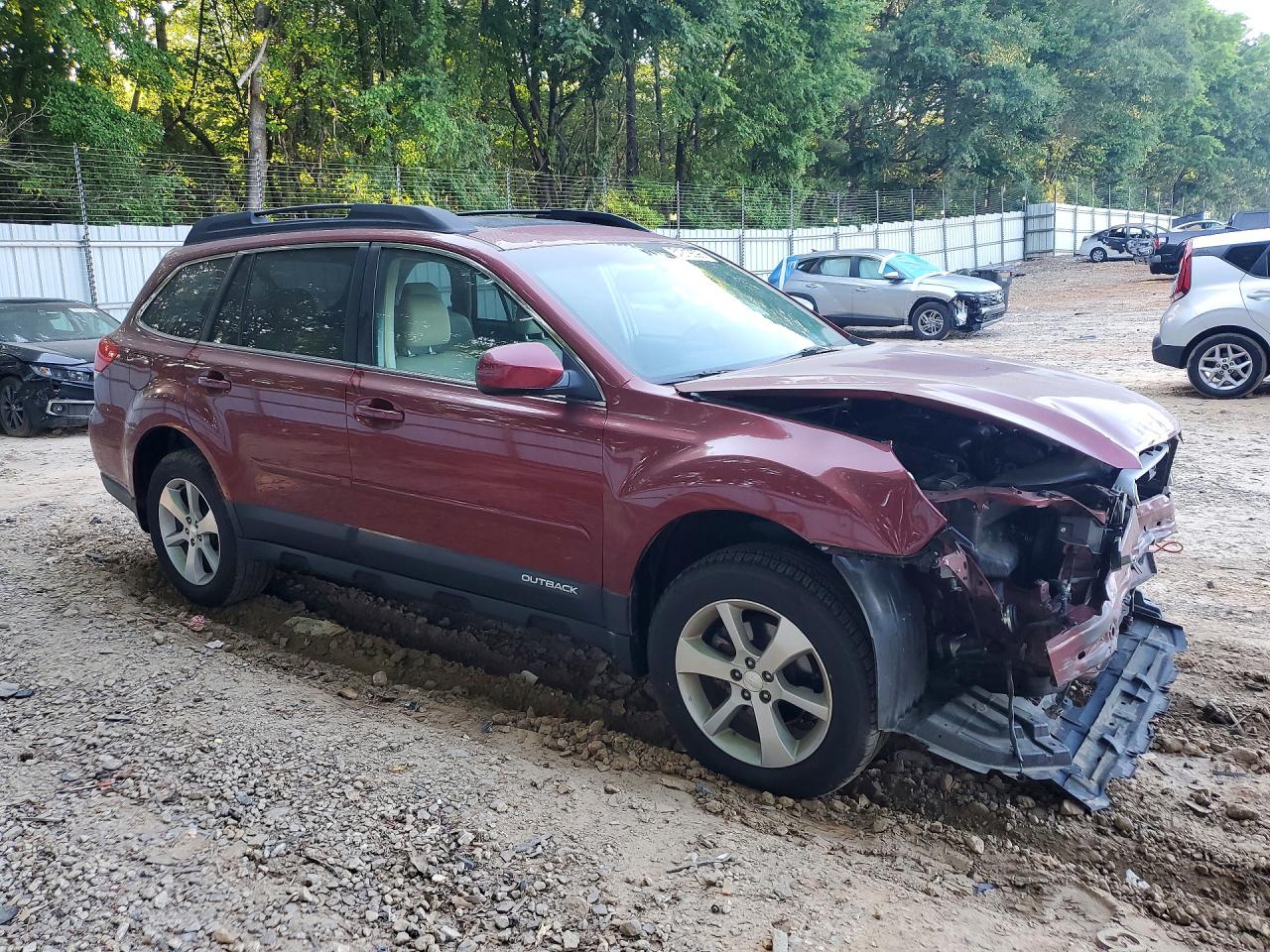 2014 Subaru Outback 2.5i Limited Maroon vin: 4S4BRCLC6E3244243