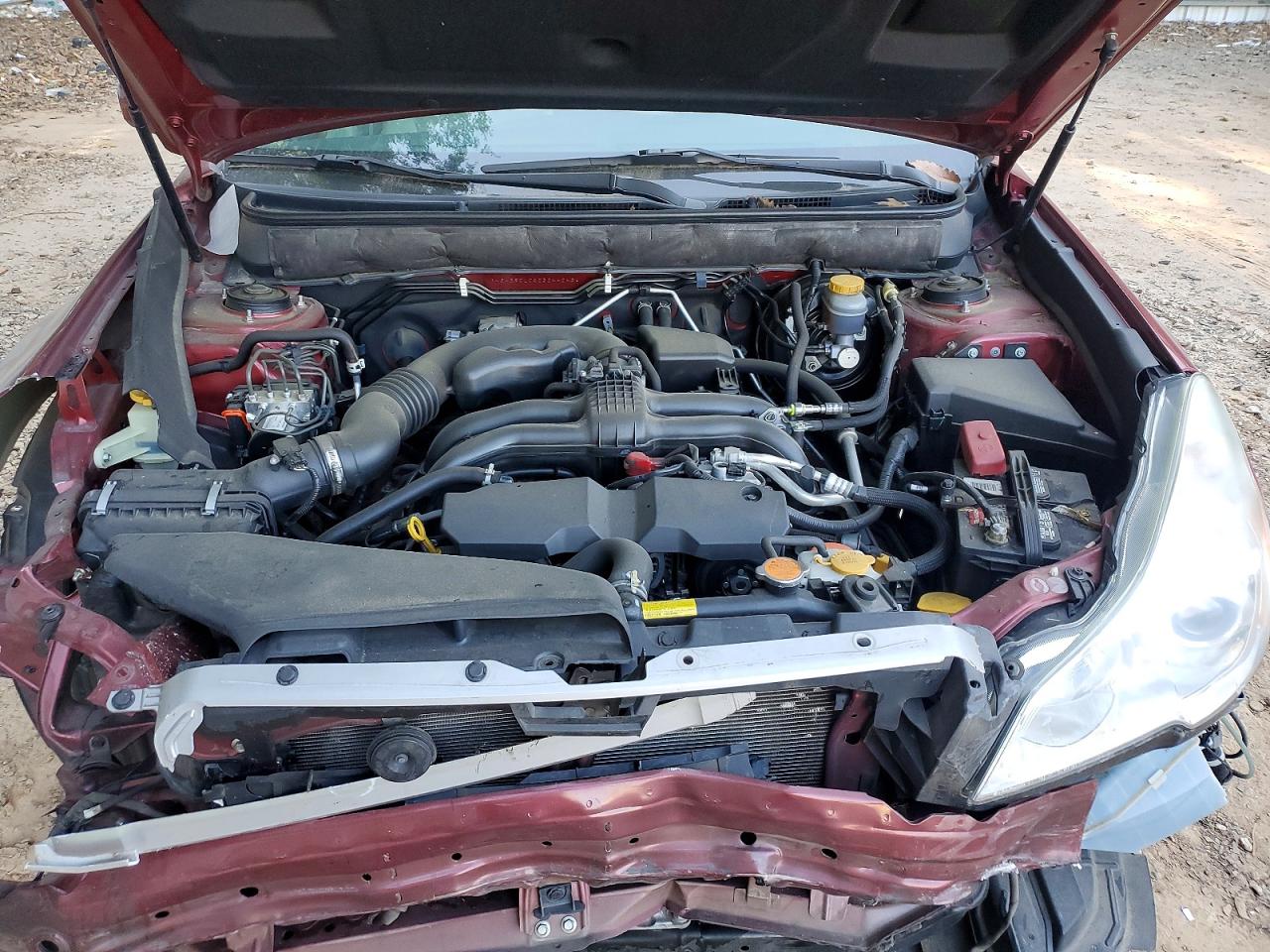2014 Subaru Outback 2.5i Limited Maroon vin: 4S4BRCLC6E3244243