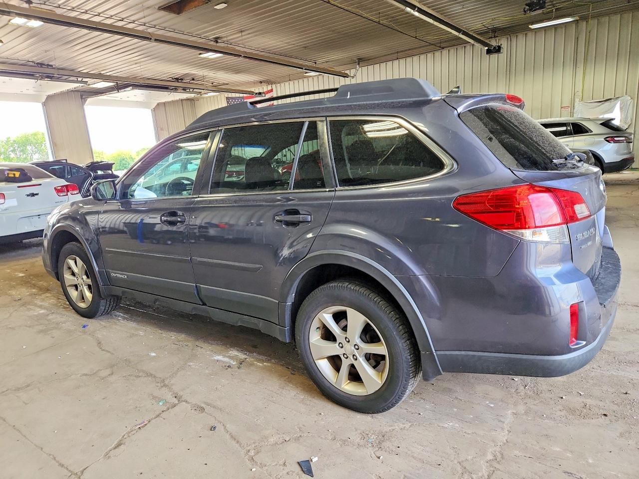 2014 Subaru Outback 2.5i Limited Blue vin: 4S4BRCLC6E3307907
