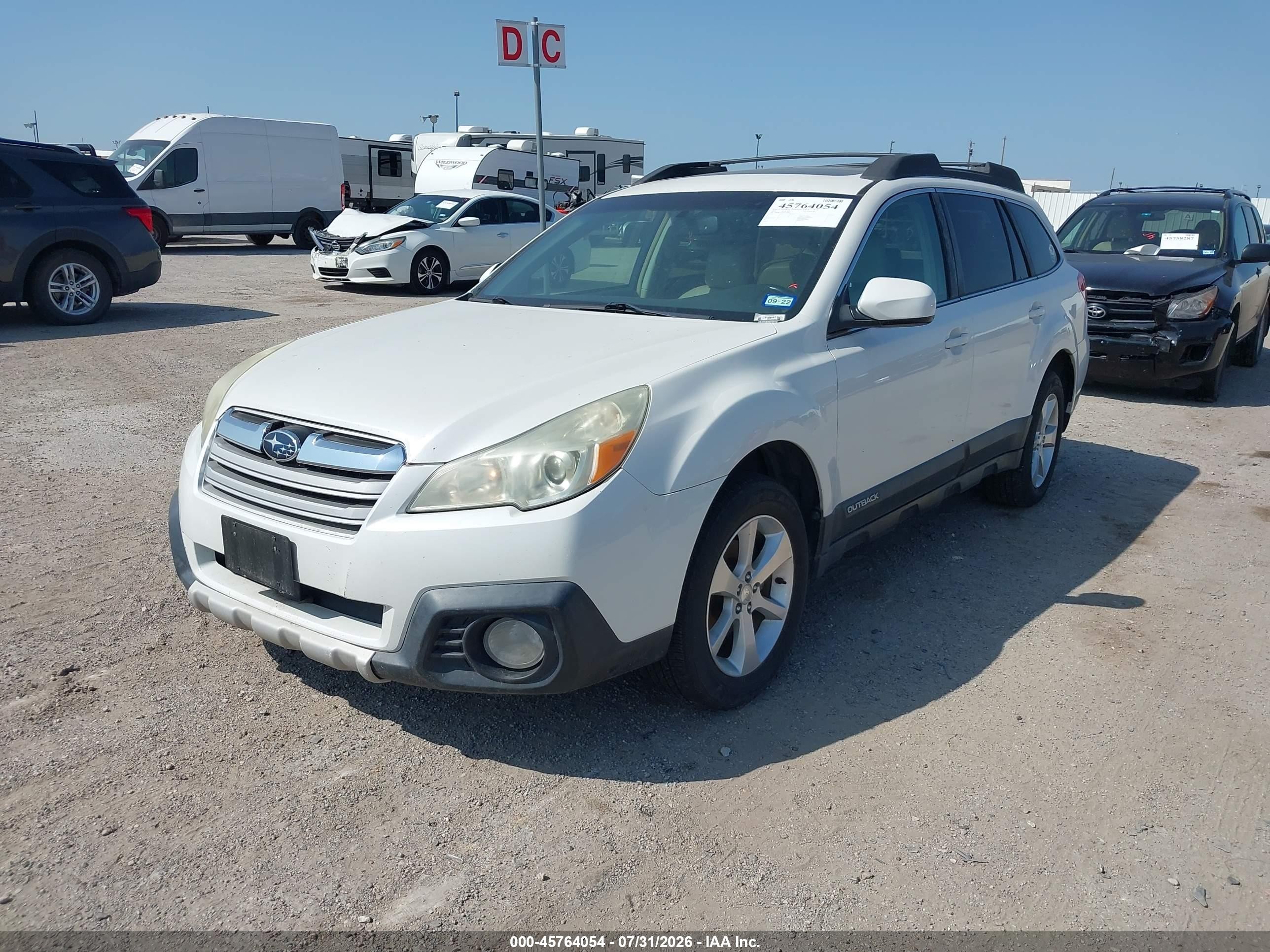 2014 Subaru Outback 2.5i Limited Белый vin: 4S4BRCLC6E3316381