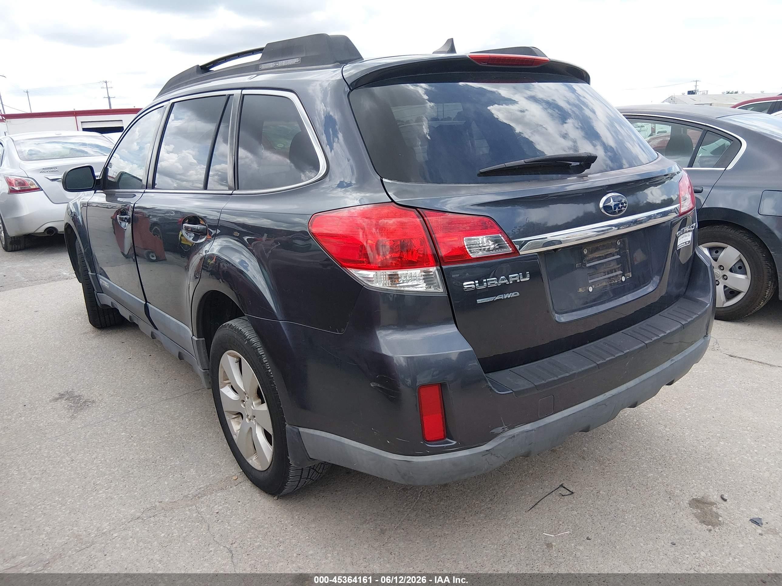 2011 Subaru Outback 2.5i Limited Gray vin: 4S4BRCLC7B3313694