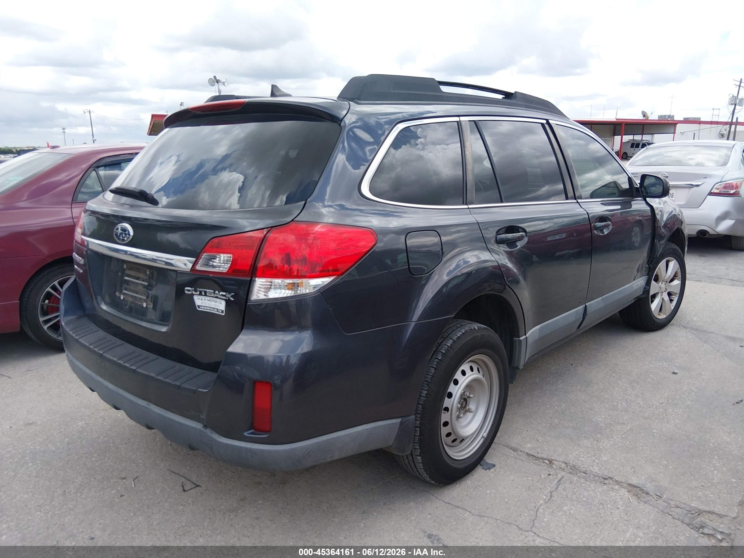 2011 Subaru Outback 2.5i Limited Gray vin: 4S4BRCLC7B3313694