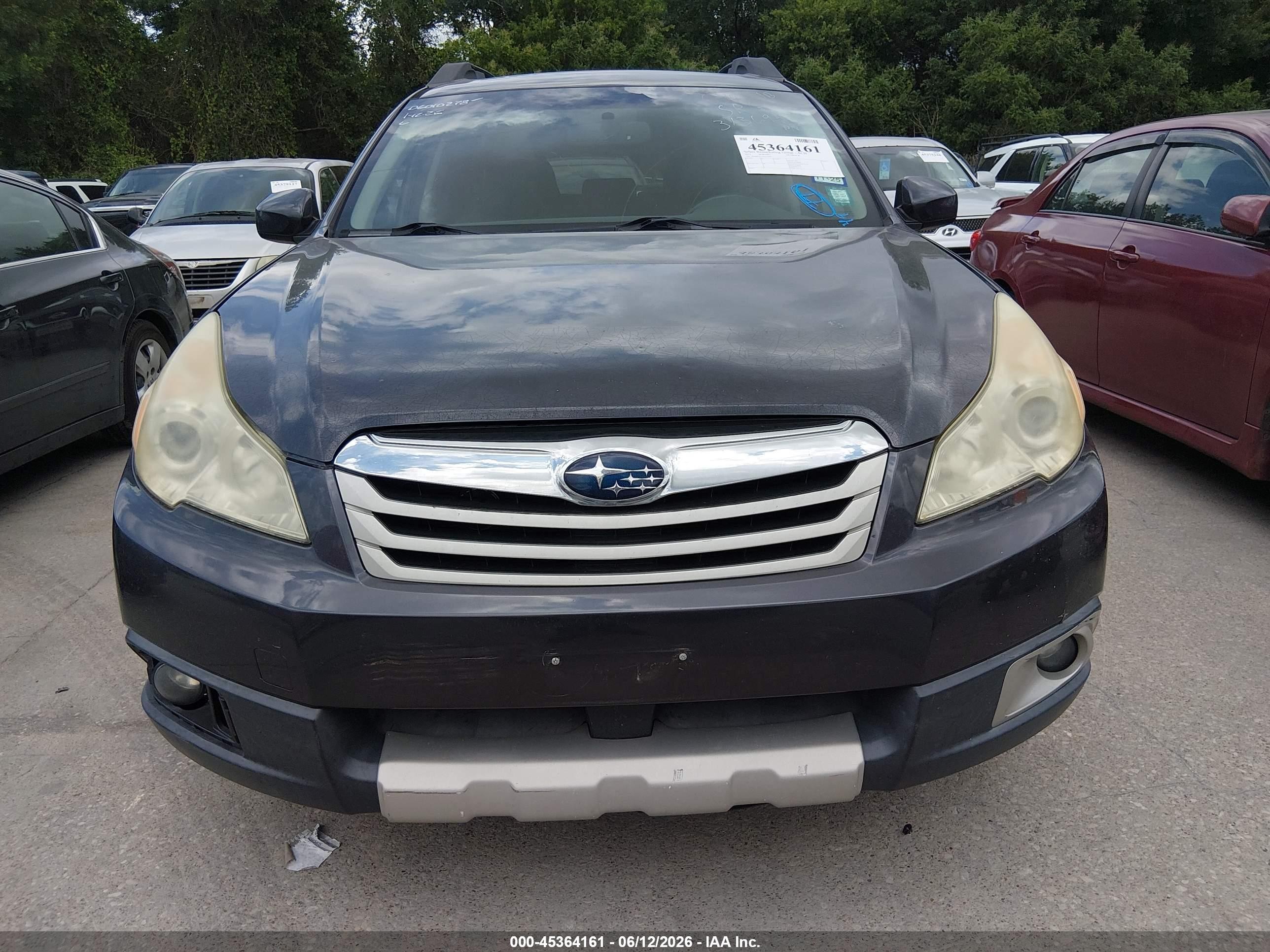 2011 Subaru Outback 2.5i Limited Gray vin: 4S4BRCLC7B3313694