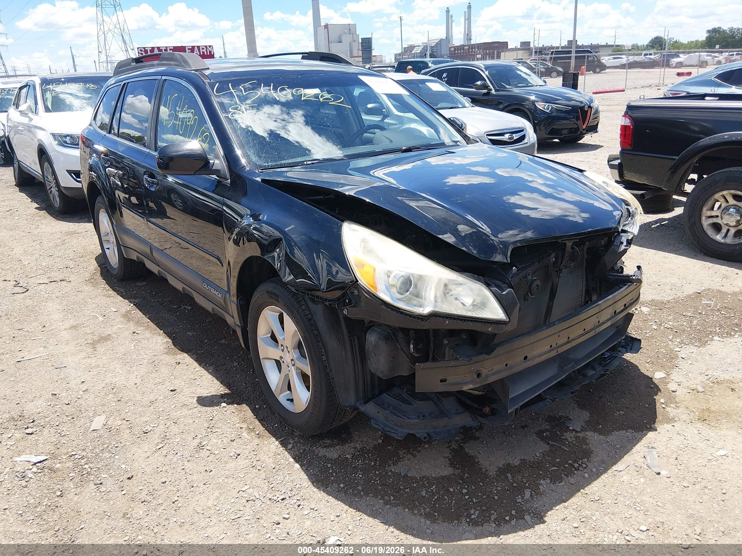 2014 Subaru Outback 2.5i Limited Black vin: 4S4BRCLC7E3306734