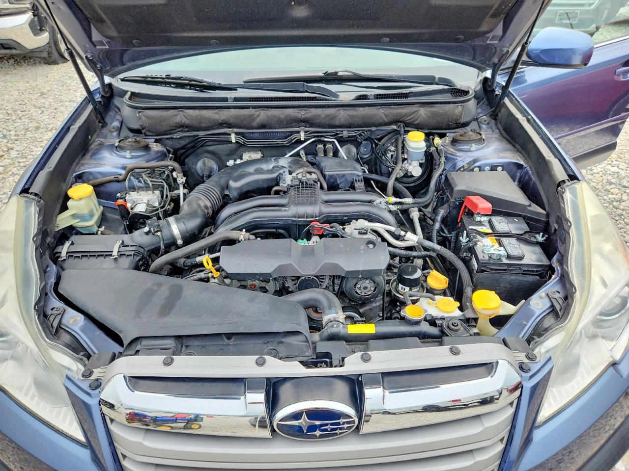 2013 Subaru Outback 2.5i Limited Blue vin: 4S4BRCLC8D3232741