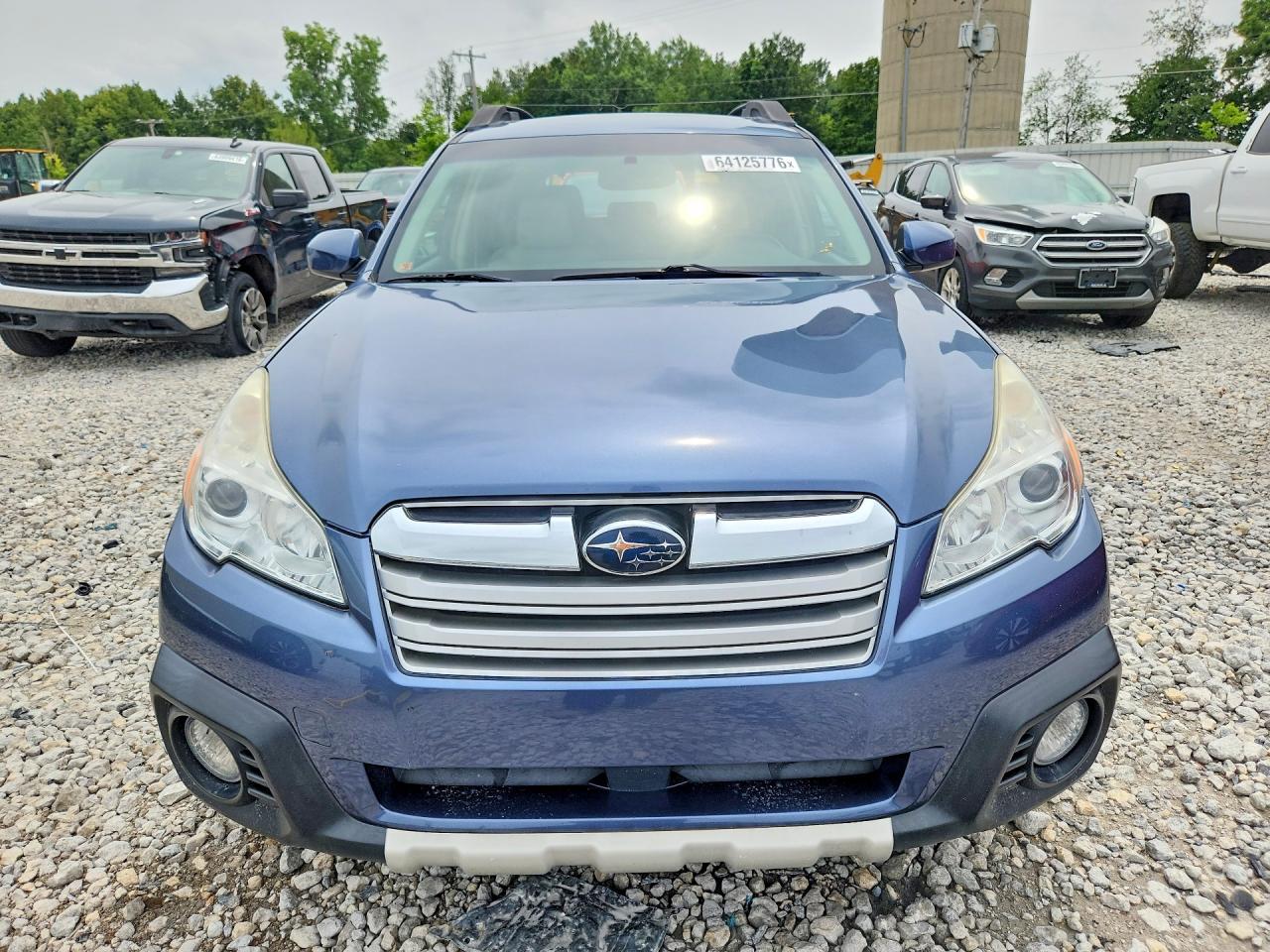 2013 Subaru Outback 2.5i Limited Blue vin: 4S4BRCLC8D3232741
