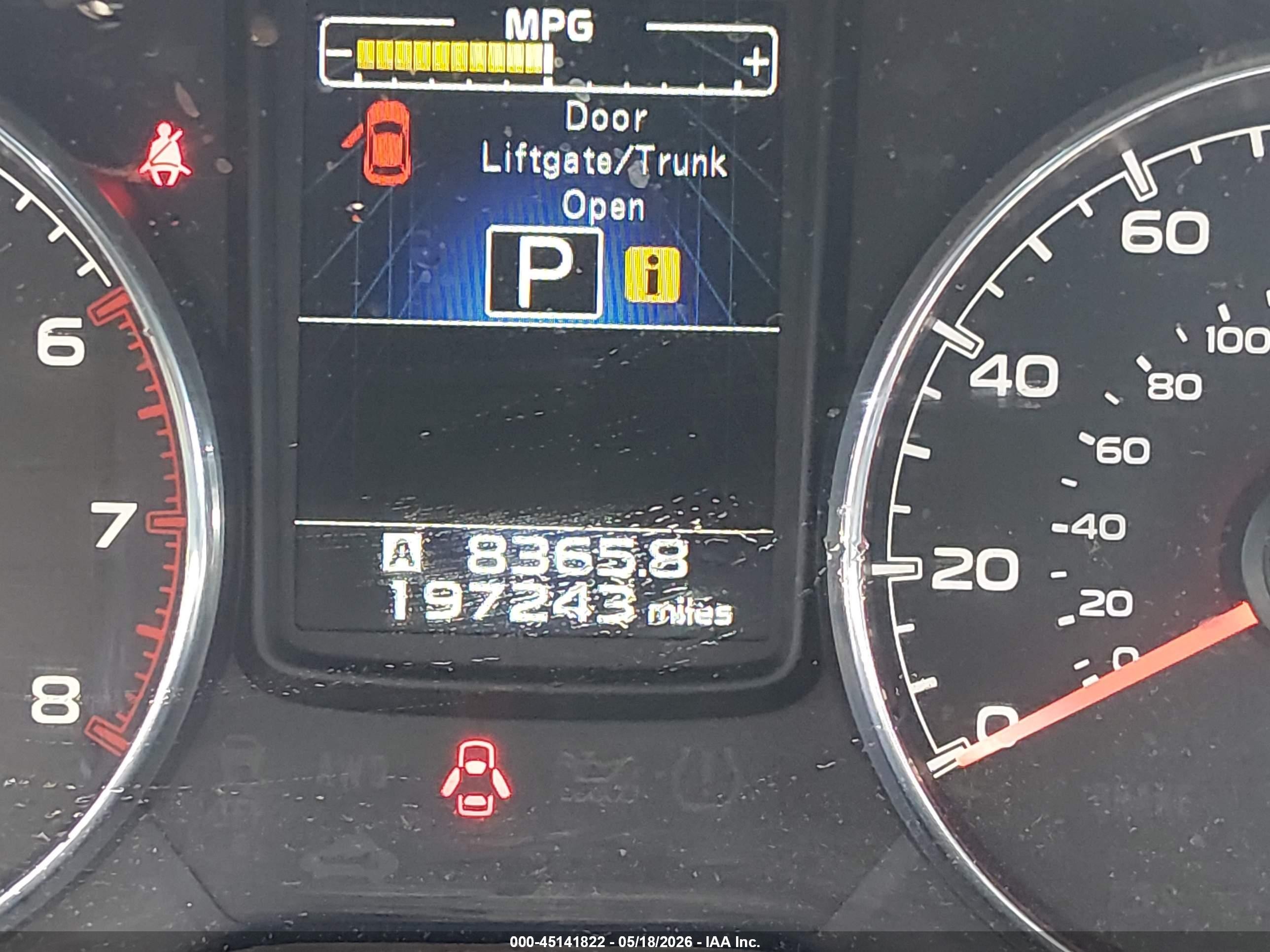 2014 Subaru Outback 2.5i Limited Черный vin: 4S4BRCLC8E3205072
