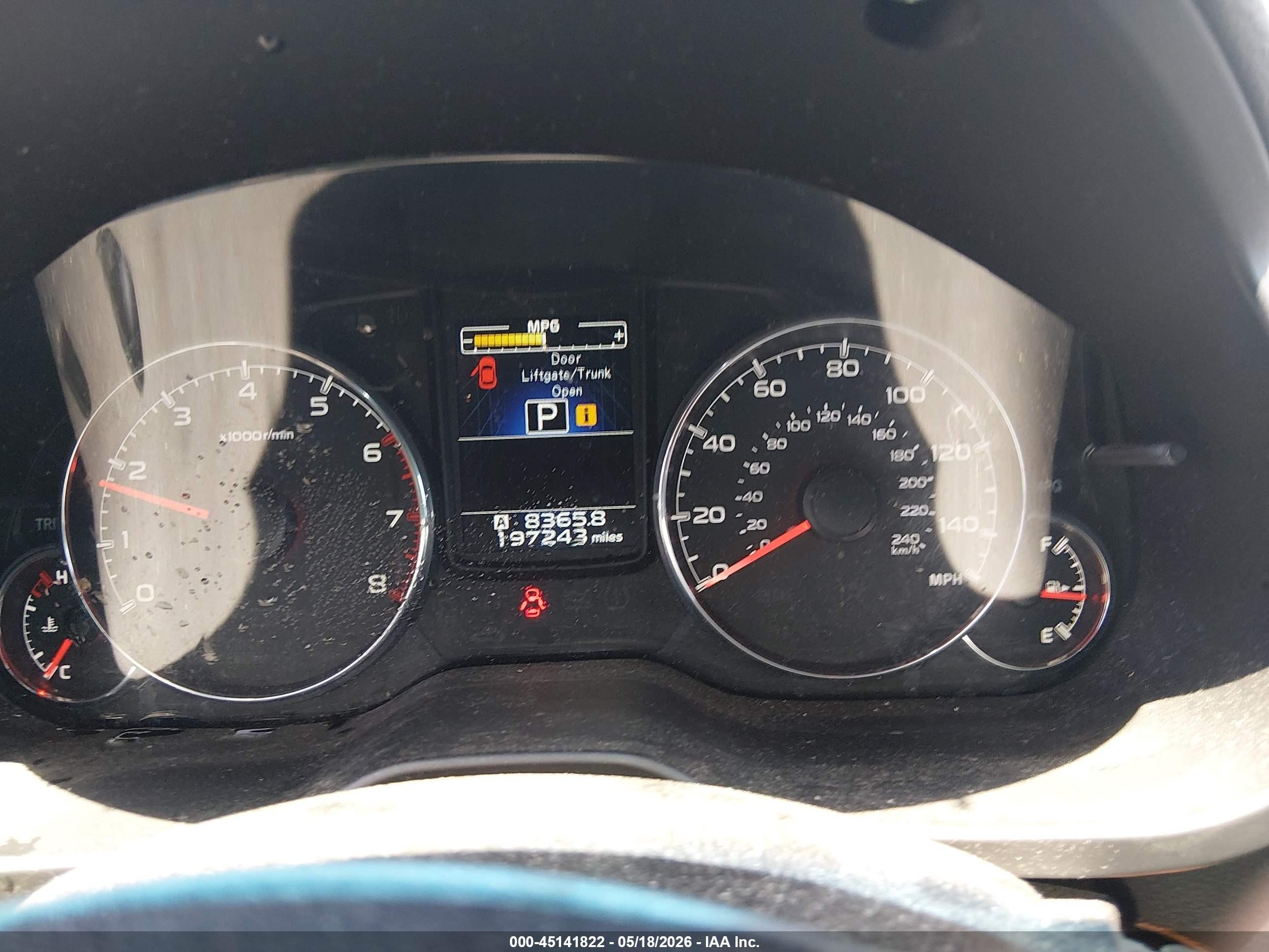 2014 Subaru Outback 2.5i Limited Черный vin: 4S4BRCLC8E3205072