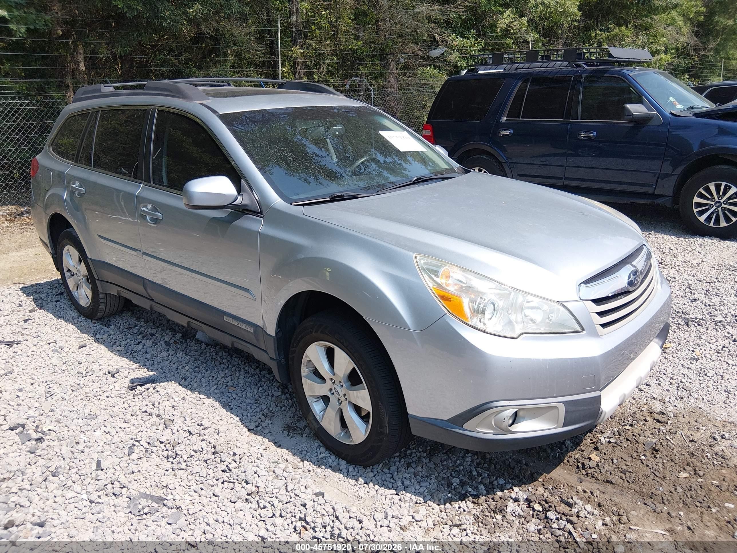 2012 Subaru Outback 2.5i Limited Blue vin: 4S4BRCLC9C3296964