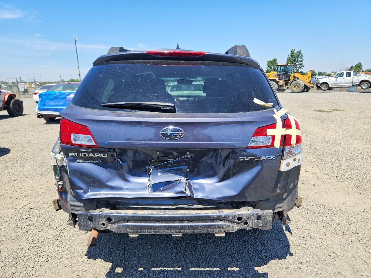 2014 Subaru Outback 2.5i Limited Gray vin: 4S4BRCLC9E3251509
