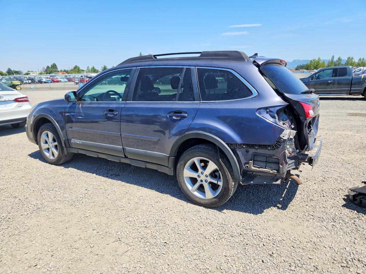 2014 Subaru Outback 2.5i Limited Gray vin: 4S4BRCLC9E3251509