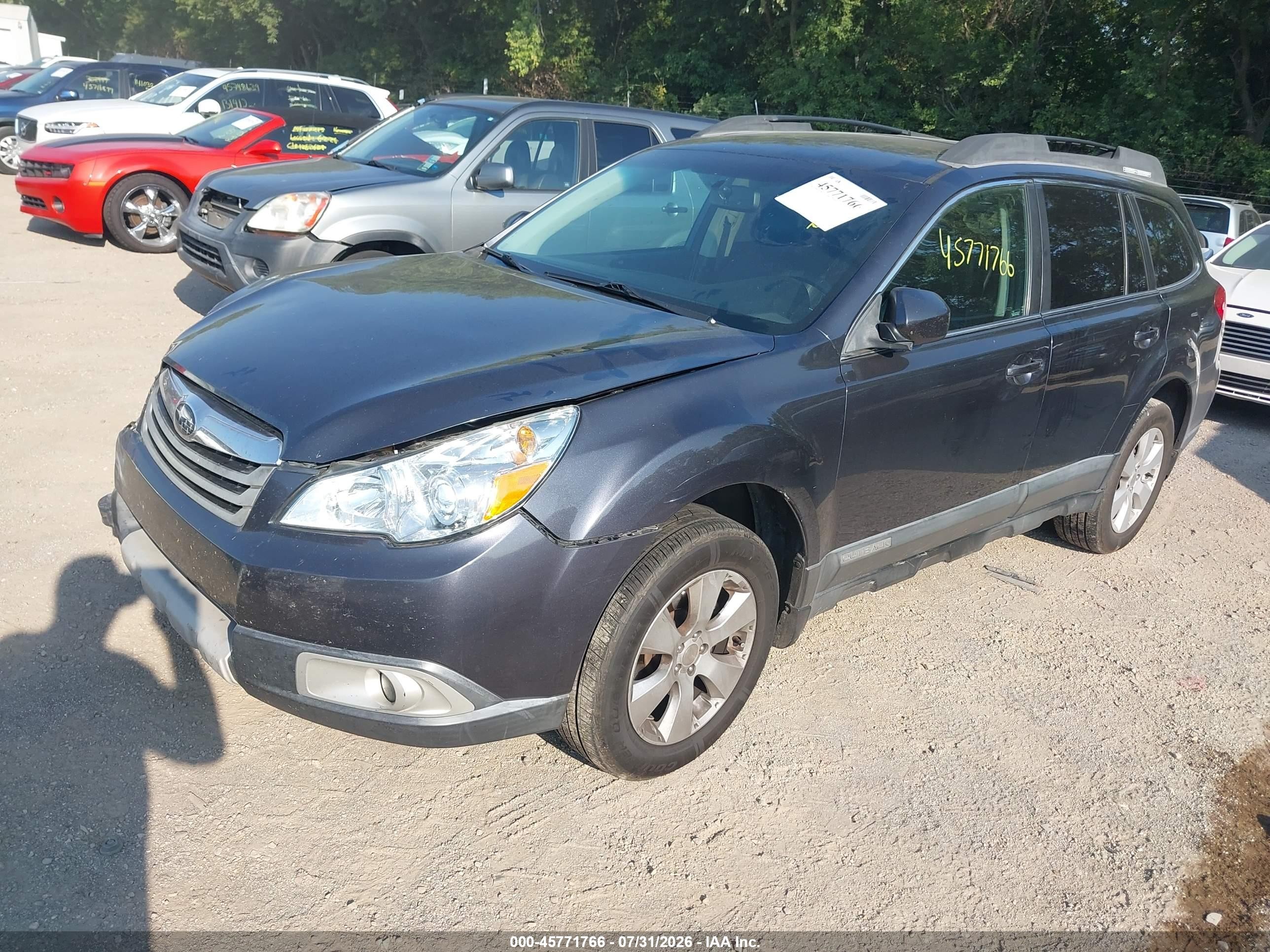 2011 Subaru Outback 2.5i Limited Серый vin: 4S4BRCLCXB3351226