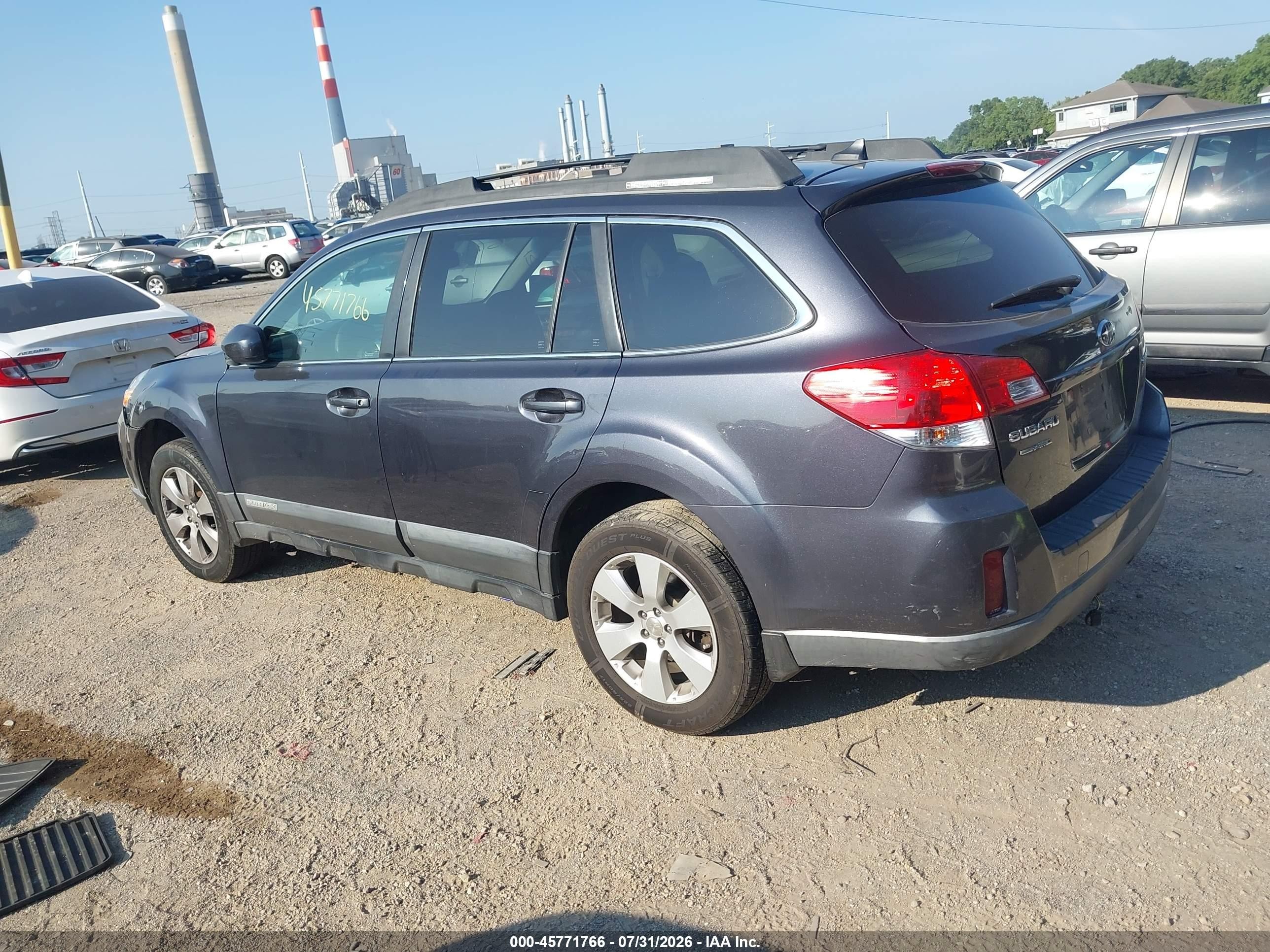 2011 Subaru Outback 2.5i Limited Серый vin: 4S4BRCLCXB3351226