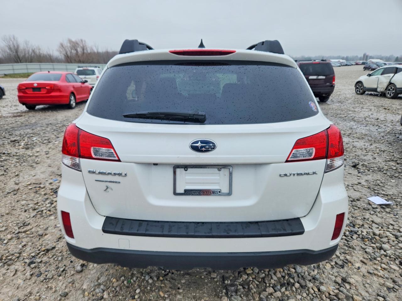 2013 Subaru Outback 2.5i Limited White vin: 4S4BRCLCXD3234166