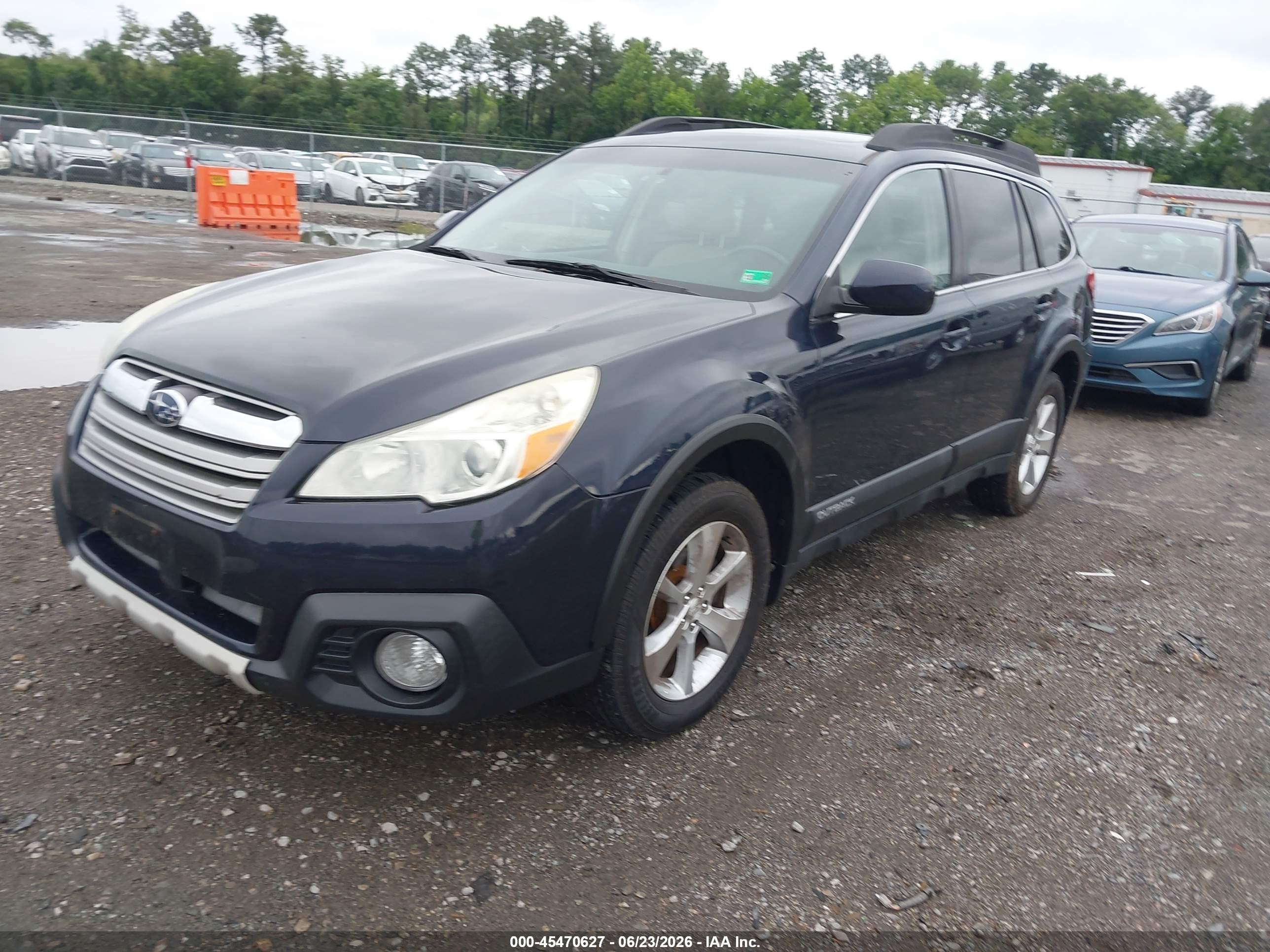 2013 Subaru Outback 2.5i Limited Синий vin: 4S4BRCLCXD3264137