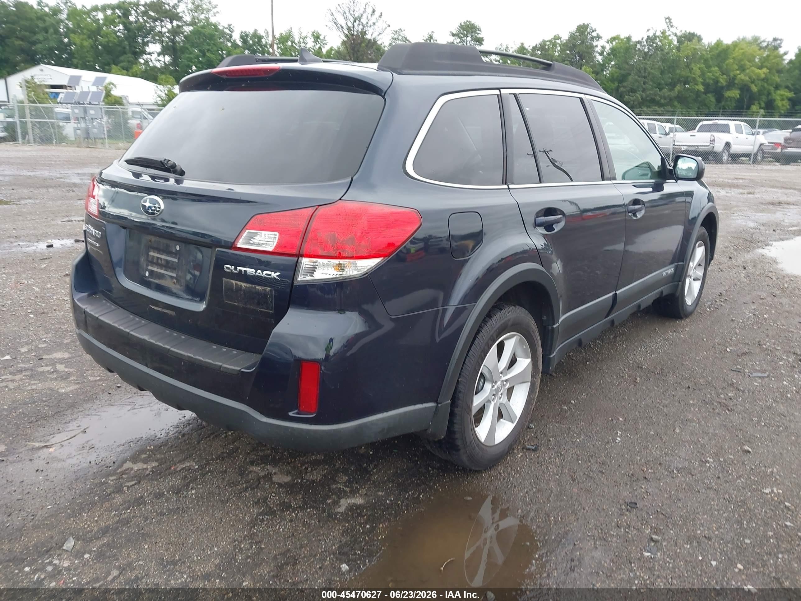 2013 Subaru Outback 2.5i Limited Синий vin: 4S4BRCLCXD3264137