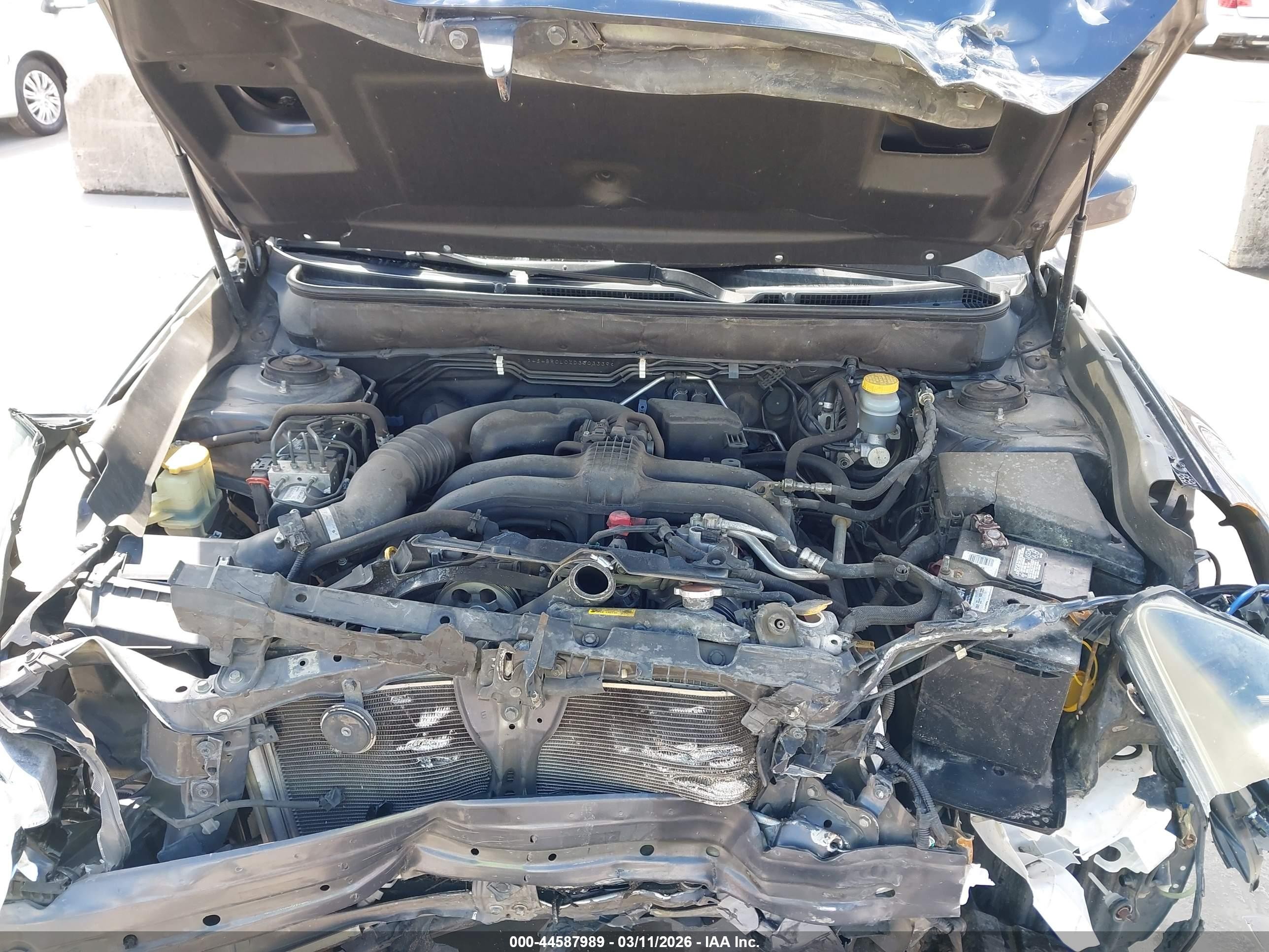 2013 Subaru Outback 2.5i Limited Gray vin: 4S4BRCLCXD3303339