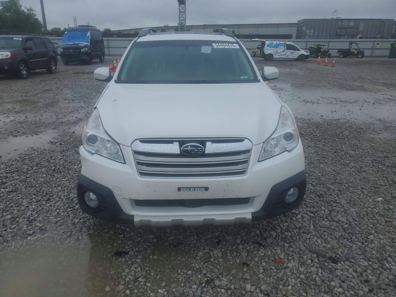 2014 Subaru Outback 2.5i Limited White vin: 4S4BRCLCXE3294272