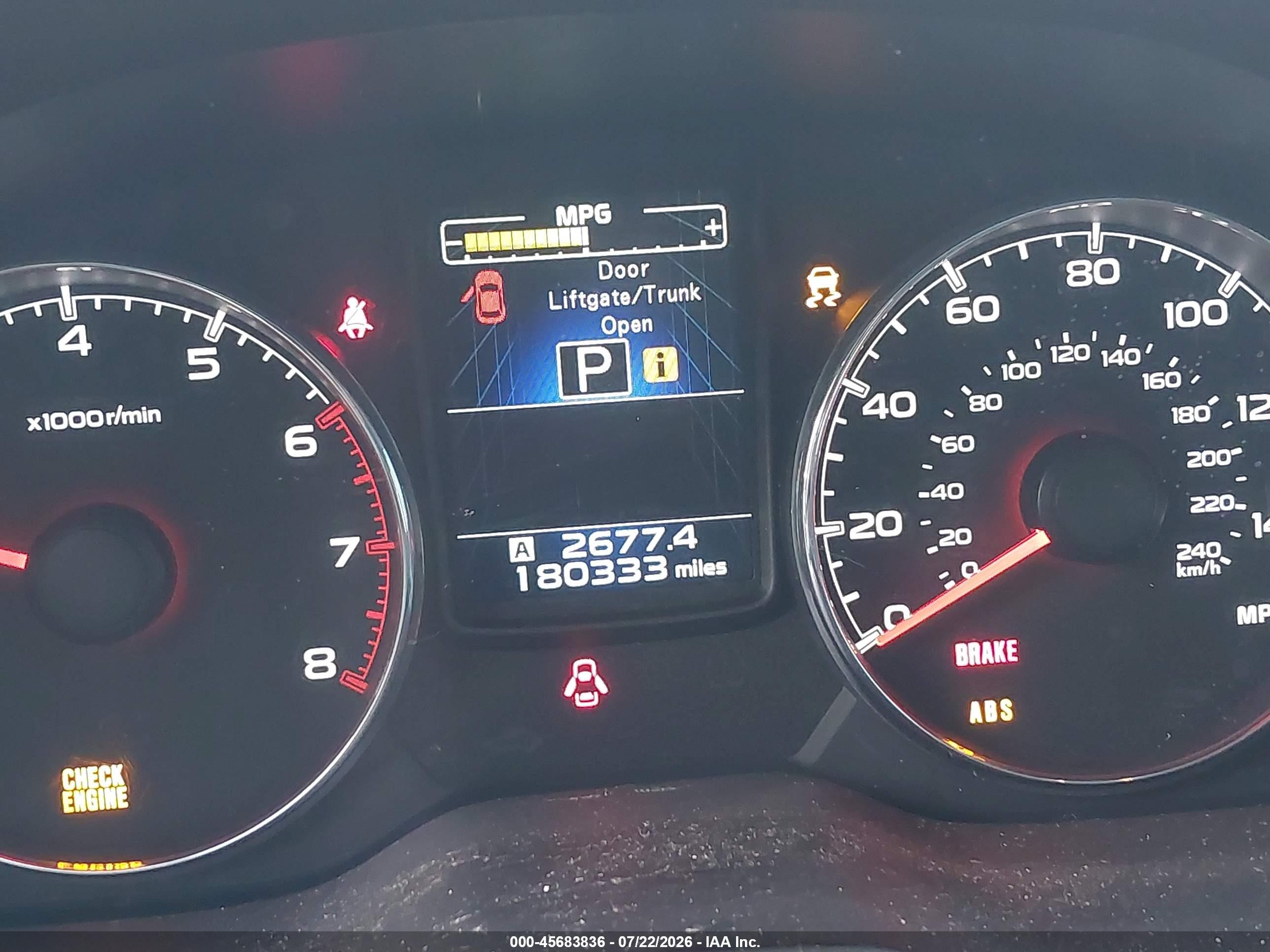 2014 Subaru Outback 2.5i Limited Blue vin: 4S4BRCMC3E3234686