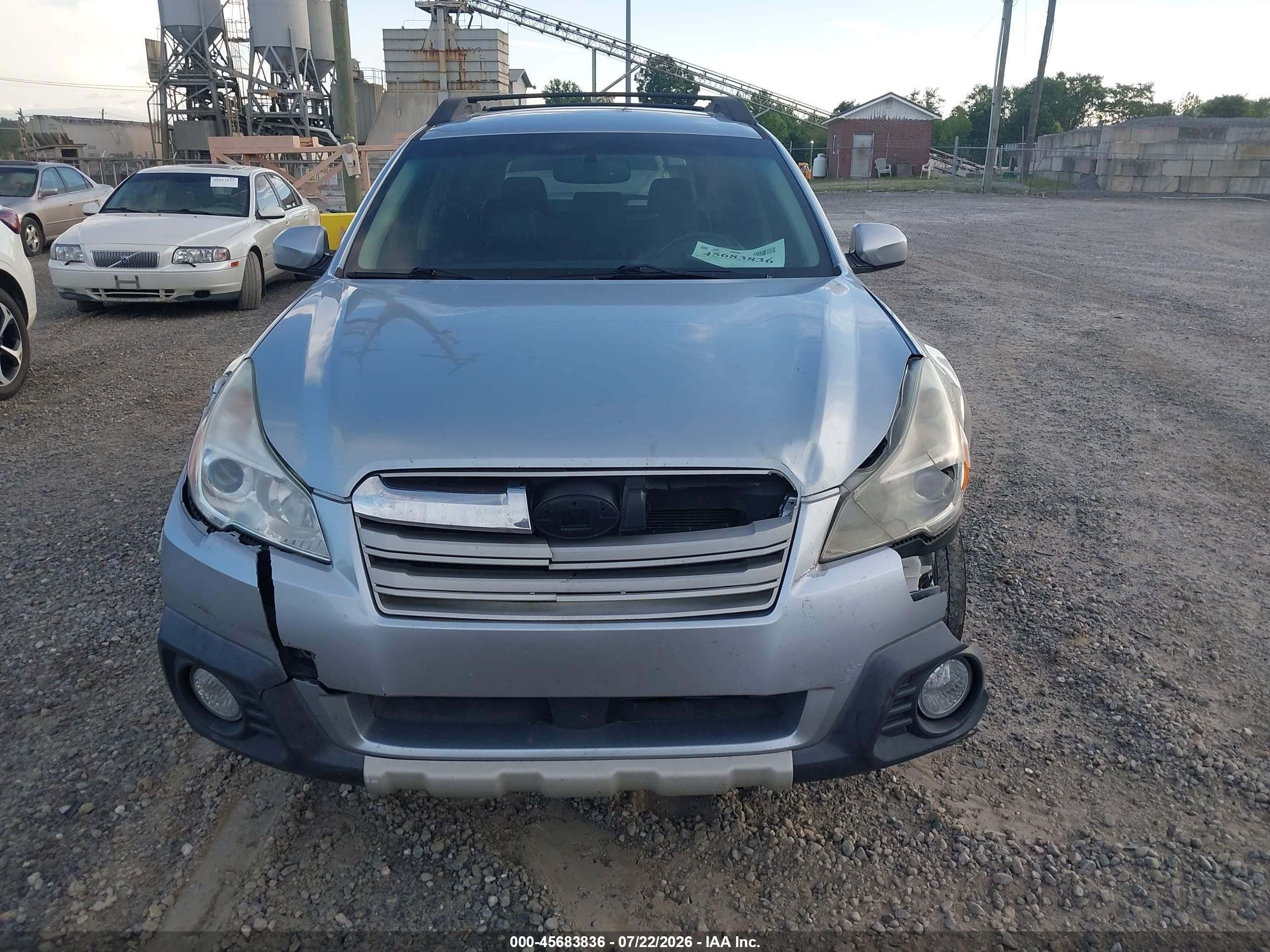 2014 Subaru Outback 2.5i Limited Blue vin: 4S4BRCMC3E3234686