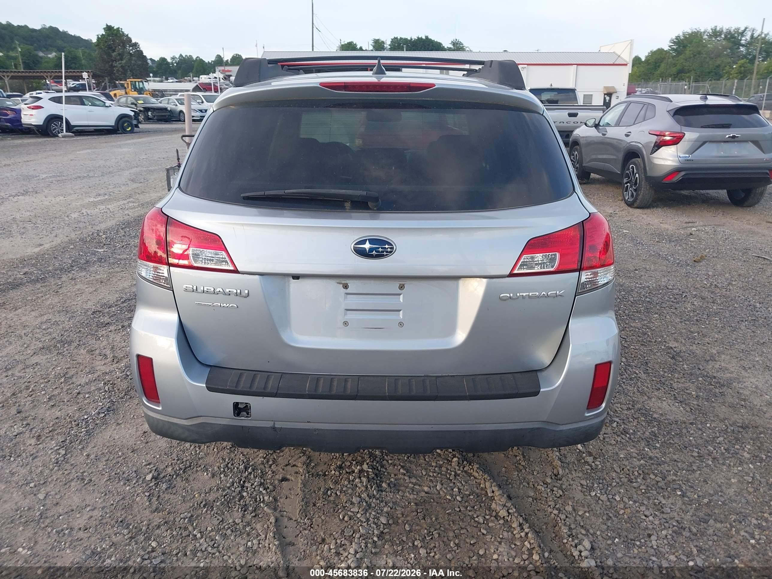 2014 Subaru Outback 2.5i Limited Blue vin: 4S4BRCMC3E3234686