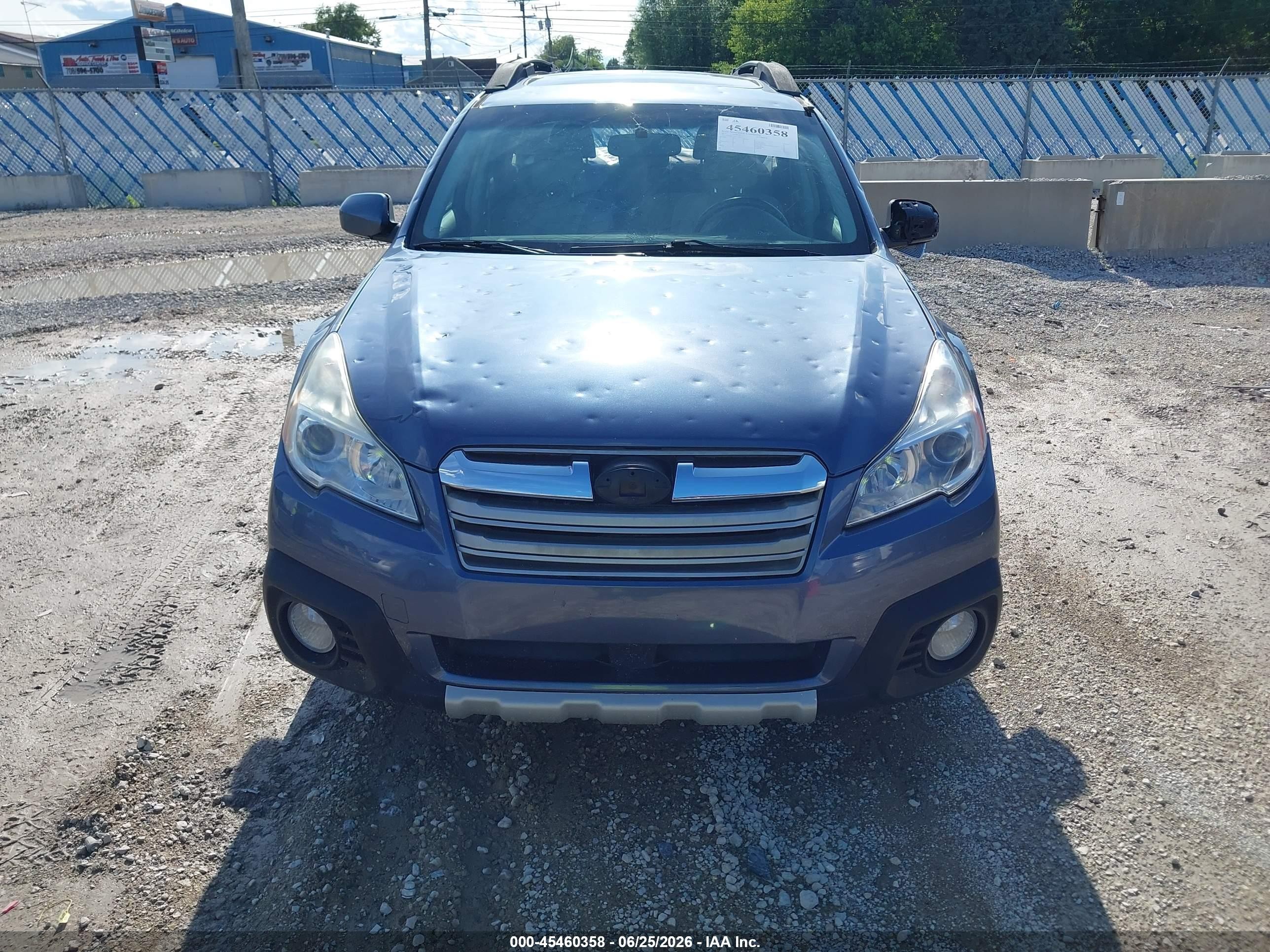 2014 Subaru Outback 2.5i Limited Blue vin: 4S4BRCMC5E3295814