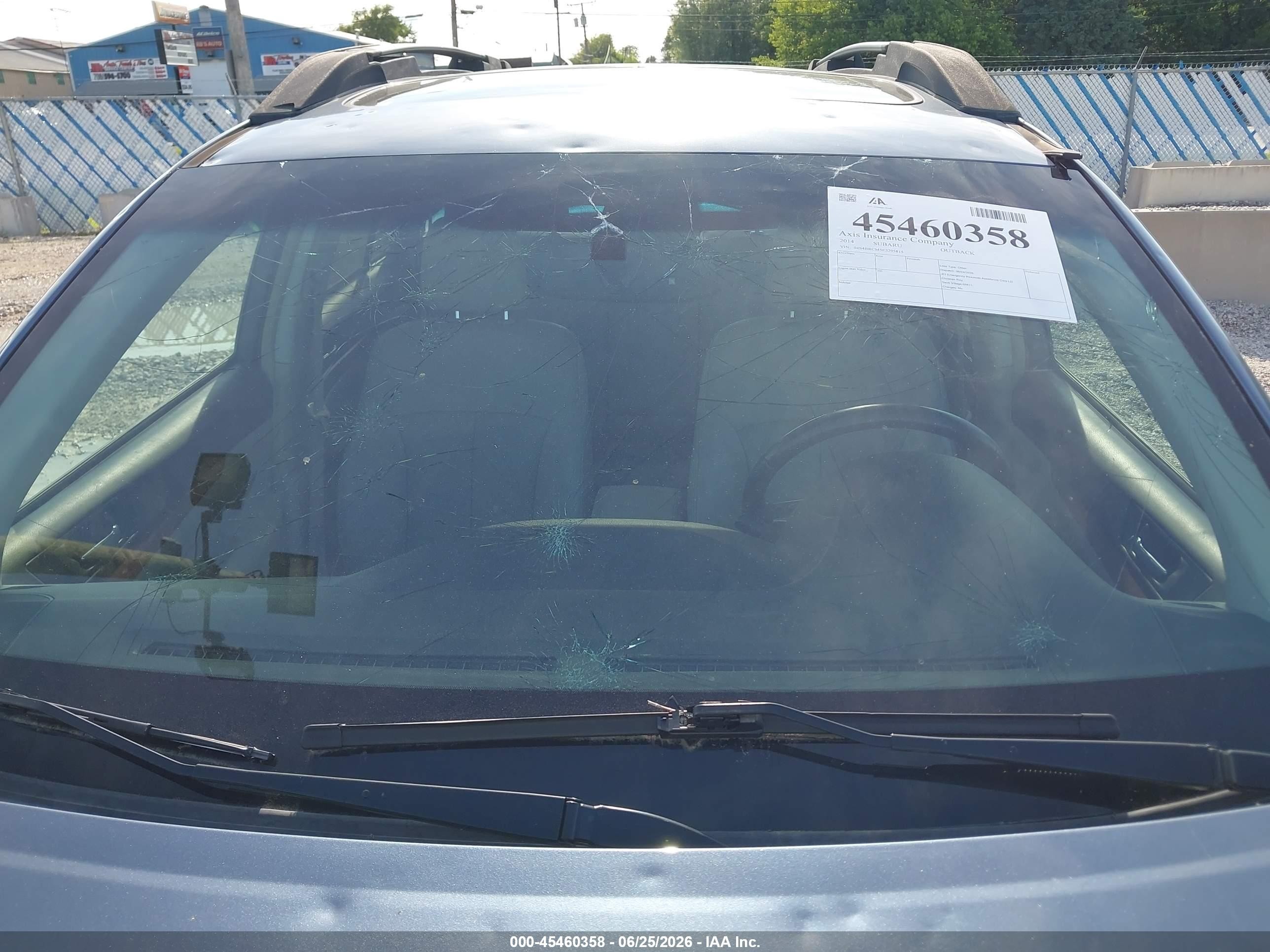 2014 Subaru Outback 2.5i Limited Blue vin: 4S4BRCMC5E3295814