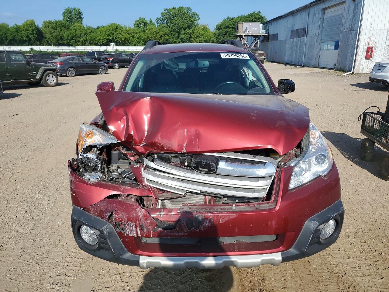 2014 Subaru Outback 2.5i Limited Maroon vin: 4S4BRCMC5E3302194