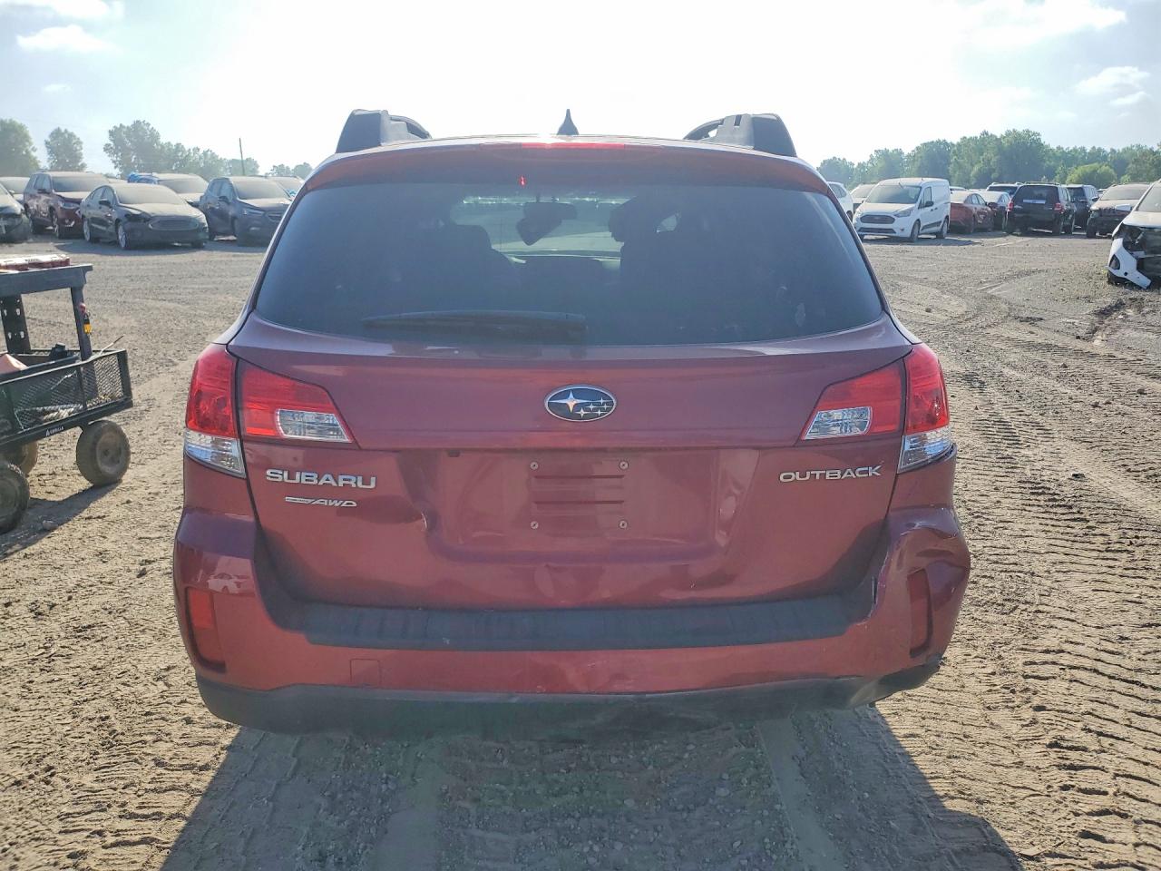 2014 Subaru Outback 2.5i Limited Maroon vin: 4S4BRCMC5E3302194