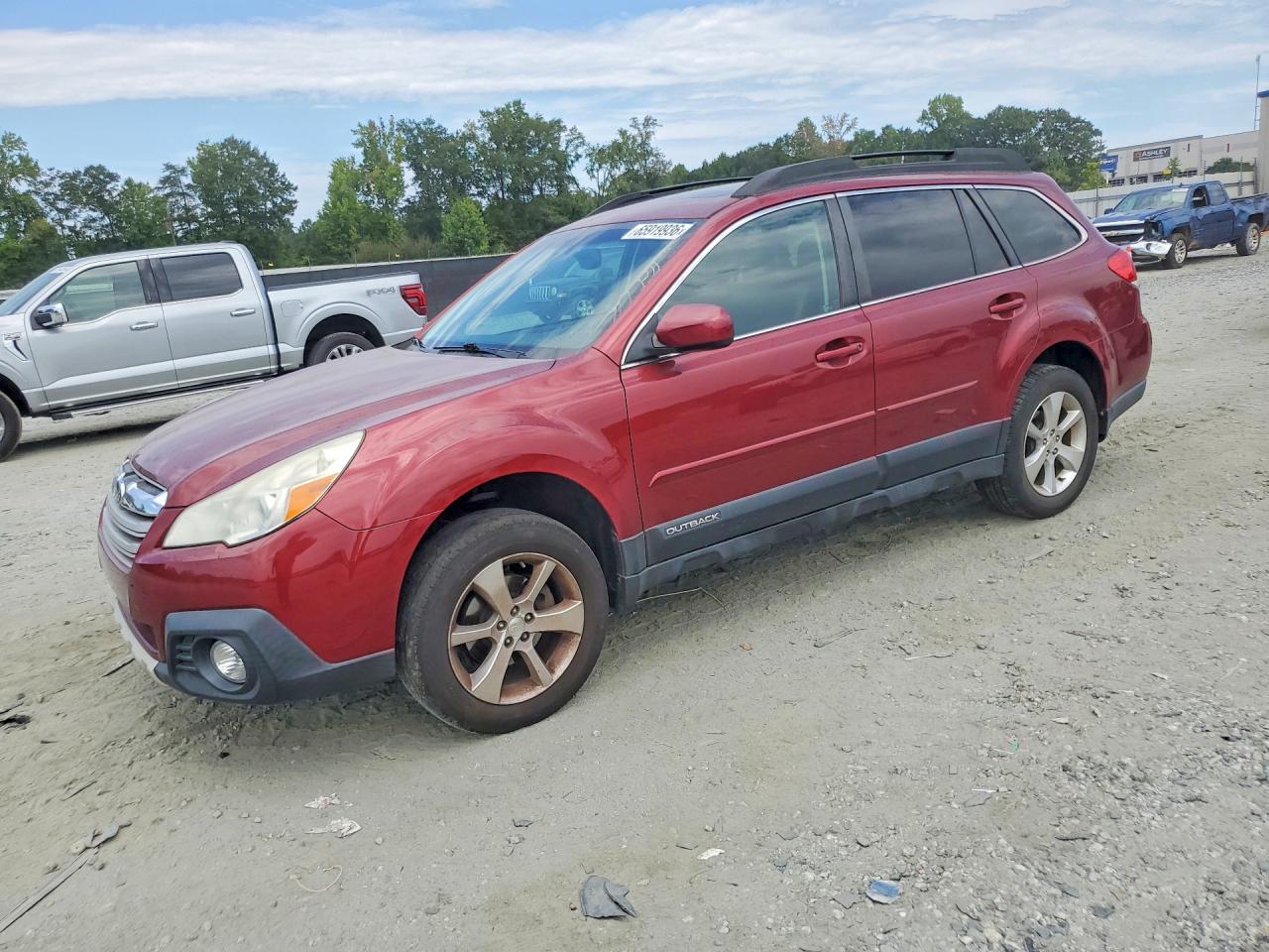 2014 Subaru Outback 2.5i Limited Red vin: 4S4BRCMCXE3303096