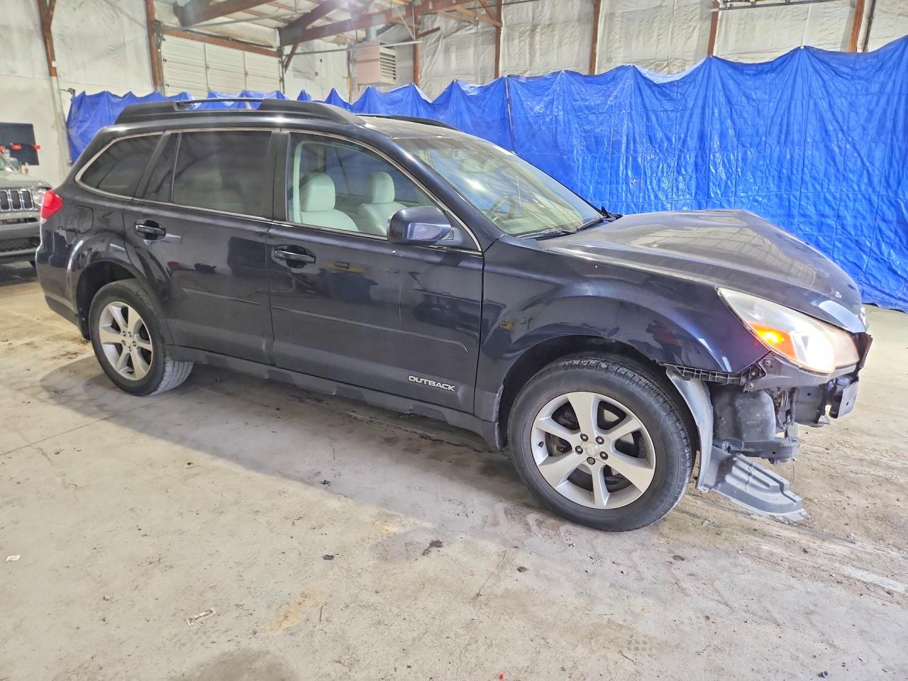 2013 Subaru Outback 2.5i Limited Blue vin: 4S4BRCPC3D3281534