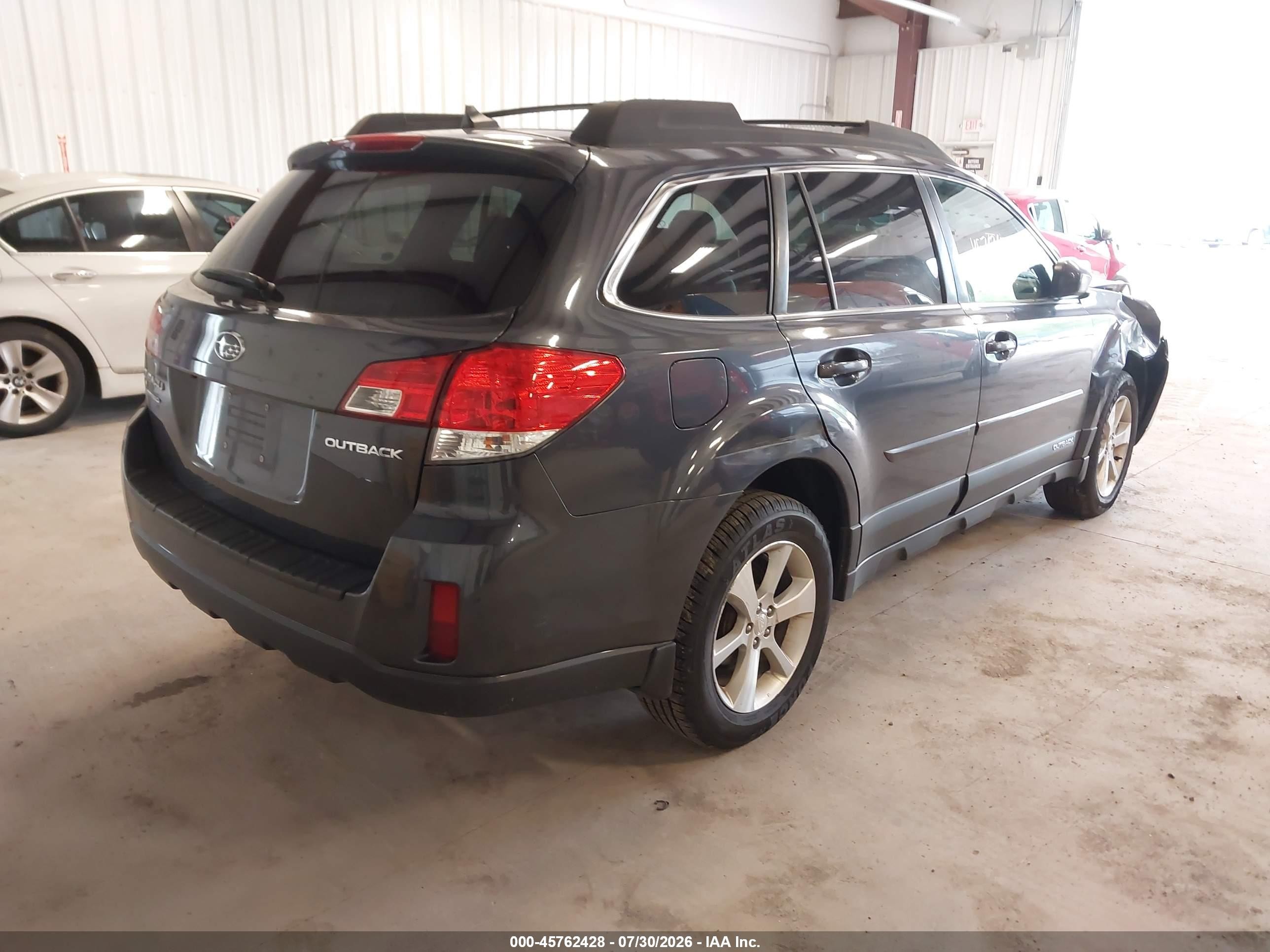 2013 Subaru Outback 2.5i Limited Серый vin: 4S4BRCPC4D3286595