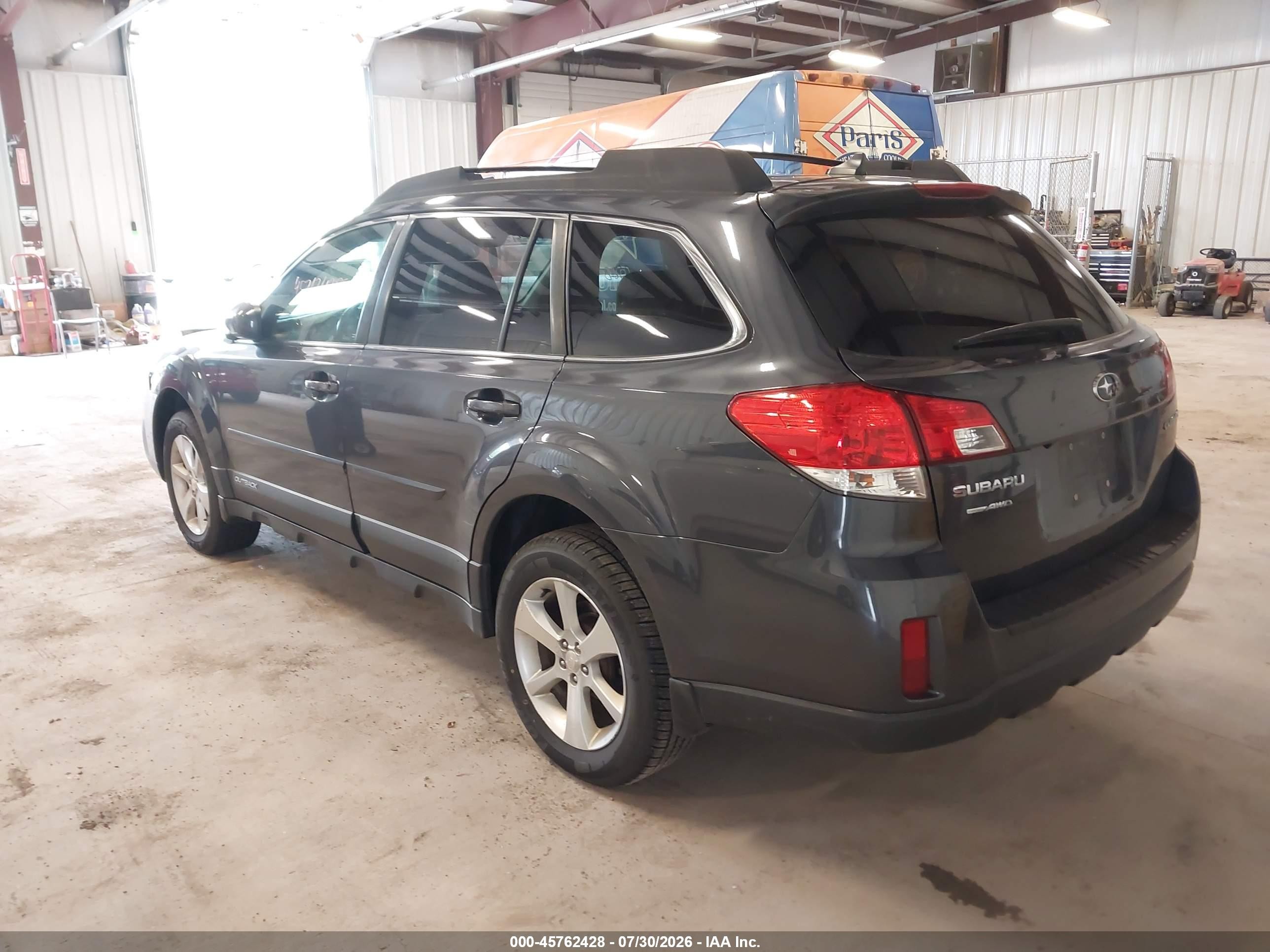 2013 Subaru Outback 2.5i Limited Серый vin: 4S4BRCPC4D3286595