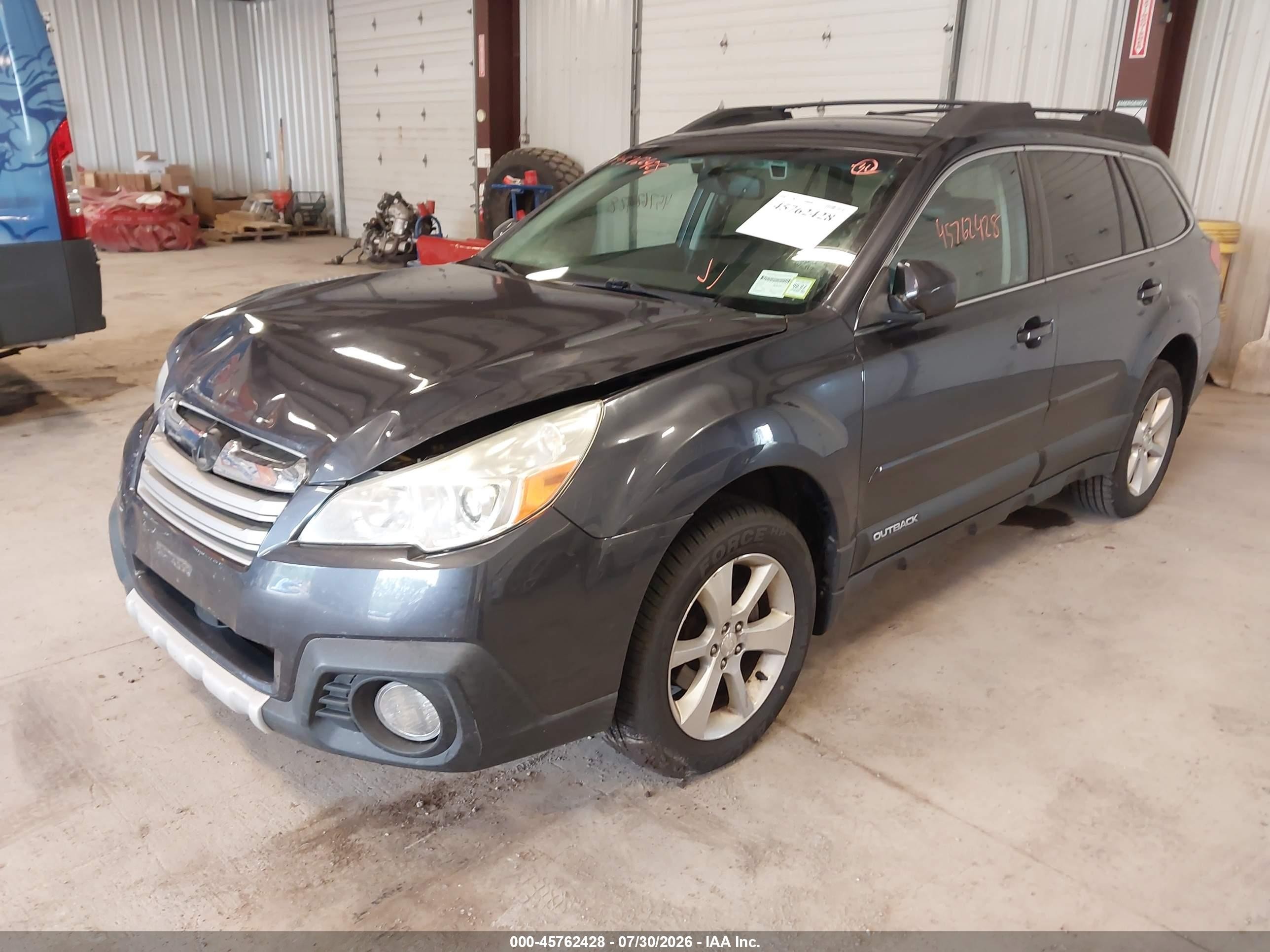 2013 Subaru Outback 2.5i Limited Серый vin: 4S4BRCPC4D3286595