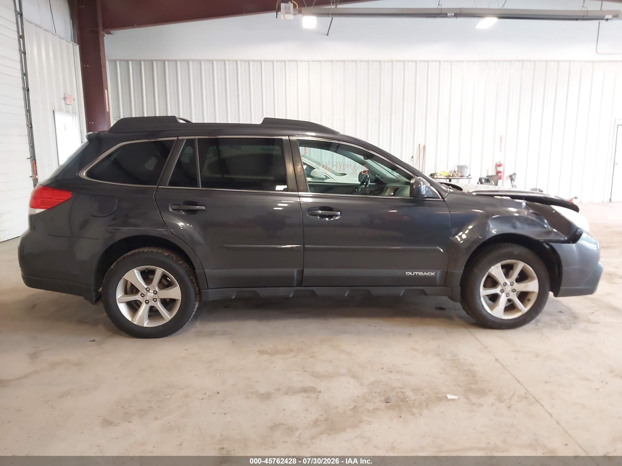 2013 Subaru Outback 2.5i Limited Серый vin: 4S4BRCPC4D3286595