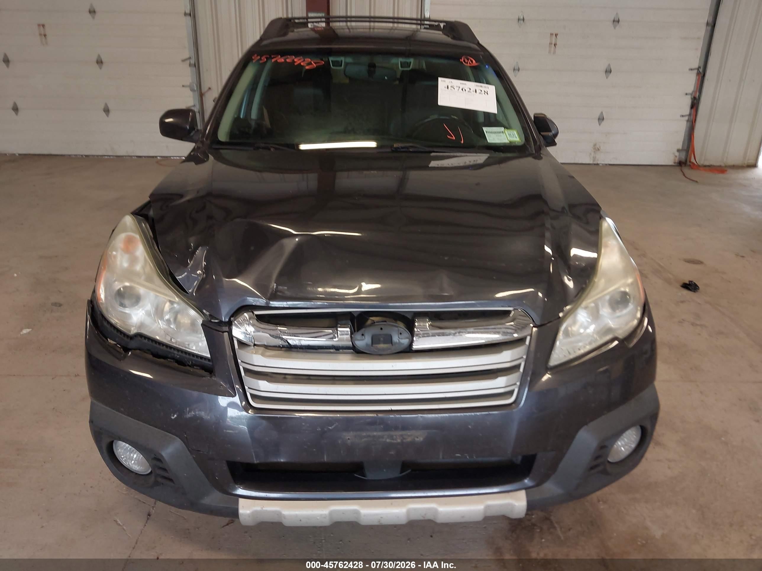 2013 Subaru Outback 2.5i Limited Серый vin: 4S4BRCPC4D3286595