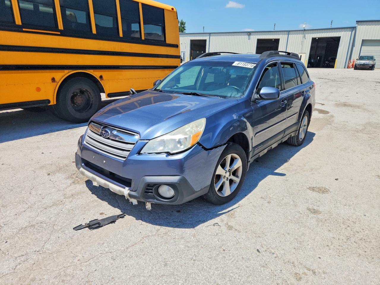 2013 Subaru Outback 2.5i Limited Blue vin: 4S4BRCPC7D3309500