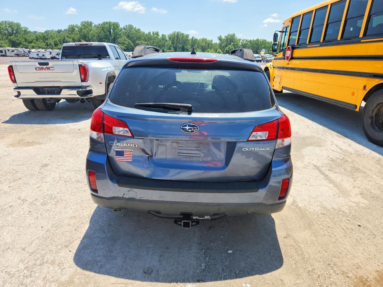 2013 Subaru Outback 2.5i Limited Blue vin: 4S4BRCPC7D3309500
