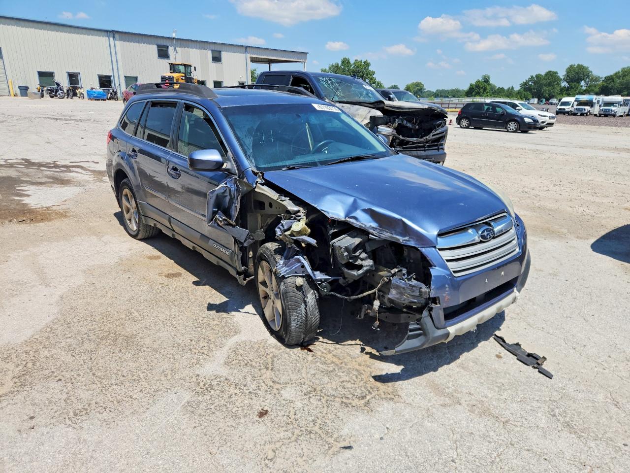 2013 Subaru Outback 2.5i Limited Blue vin: 4S4BRCPC7D3309500
