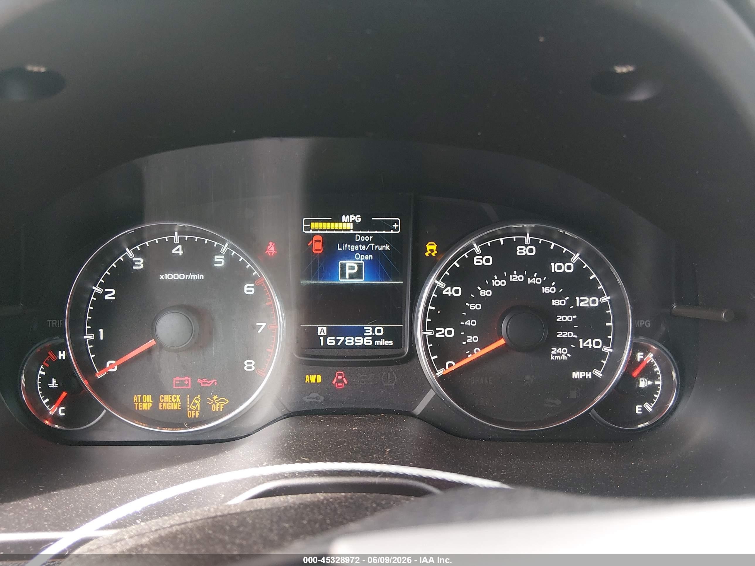 2013 Subaru Outback 2.5i Limited Blue vin: 4S4BRCPC9D3310177
