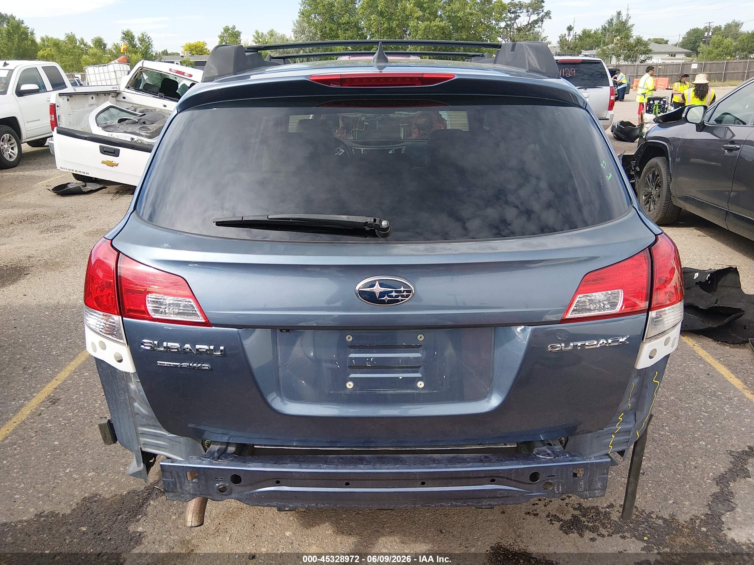 2013 Subaru Outback 2.5i Limited Blue vin: 4S4BRCPC9D3310177