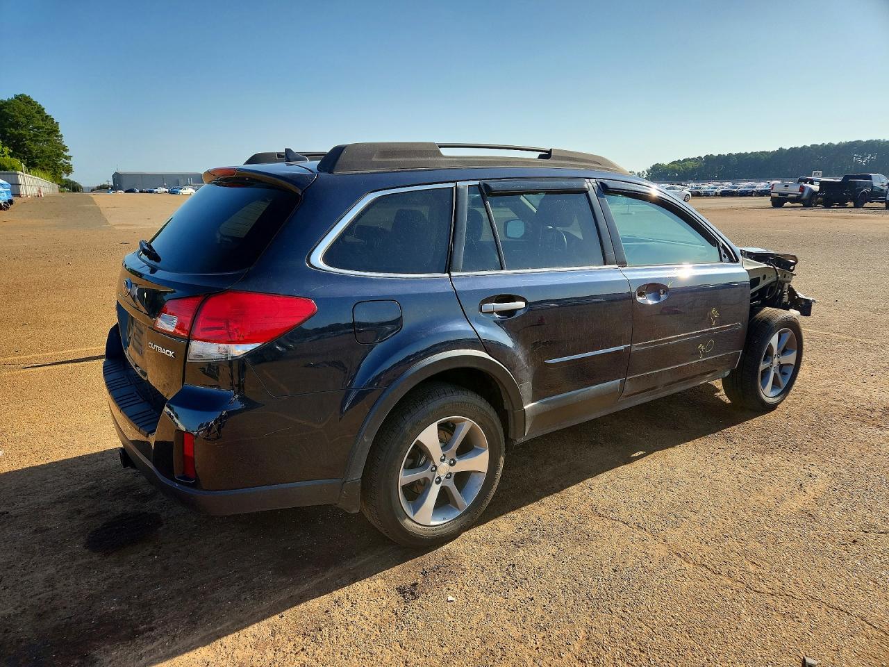 2014 Subaru Outback 2.5i Limited Blue vin: 4S4BRCPCXE3269463