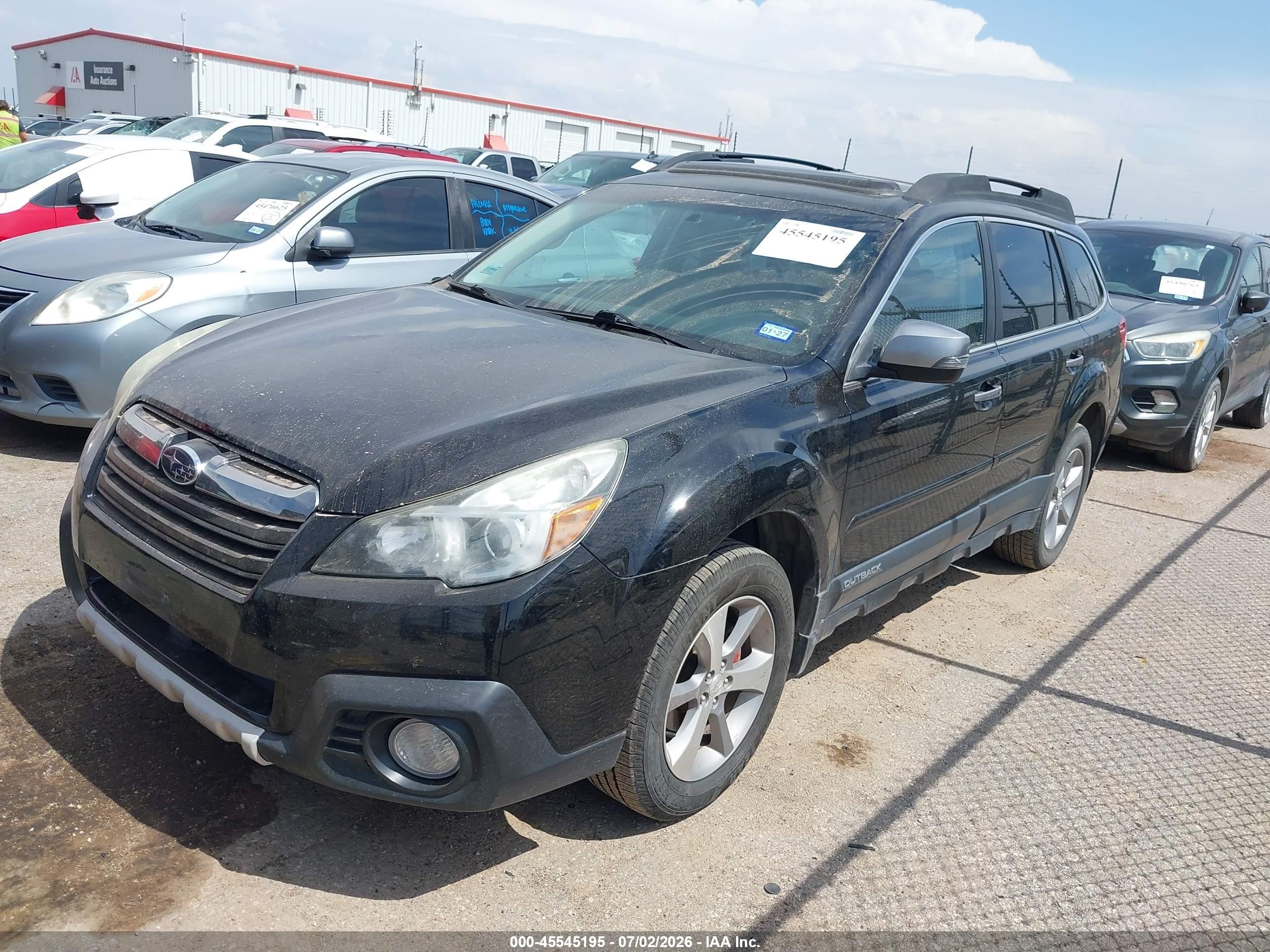 2013 Subaru Outback 2.5i Limited Black vin: 4S4BRCSC2D3206525