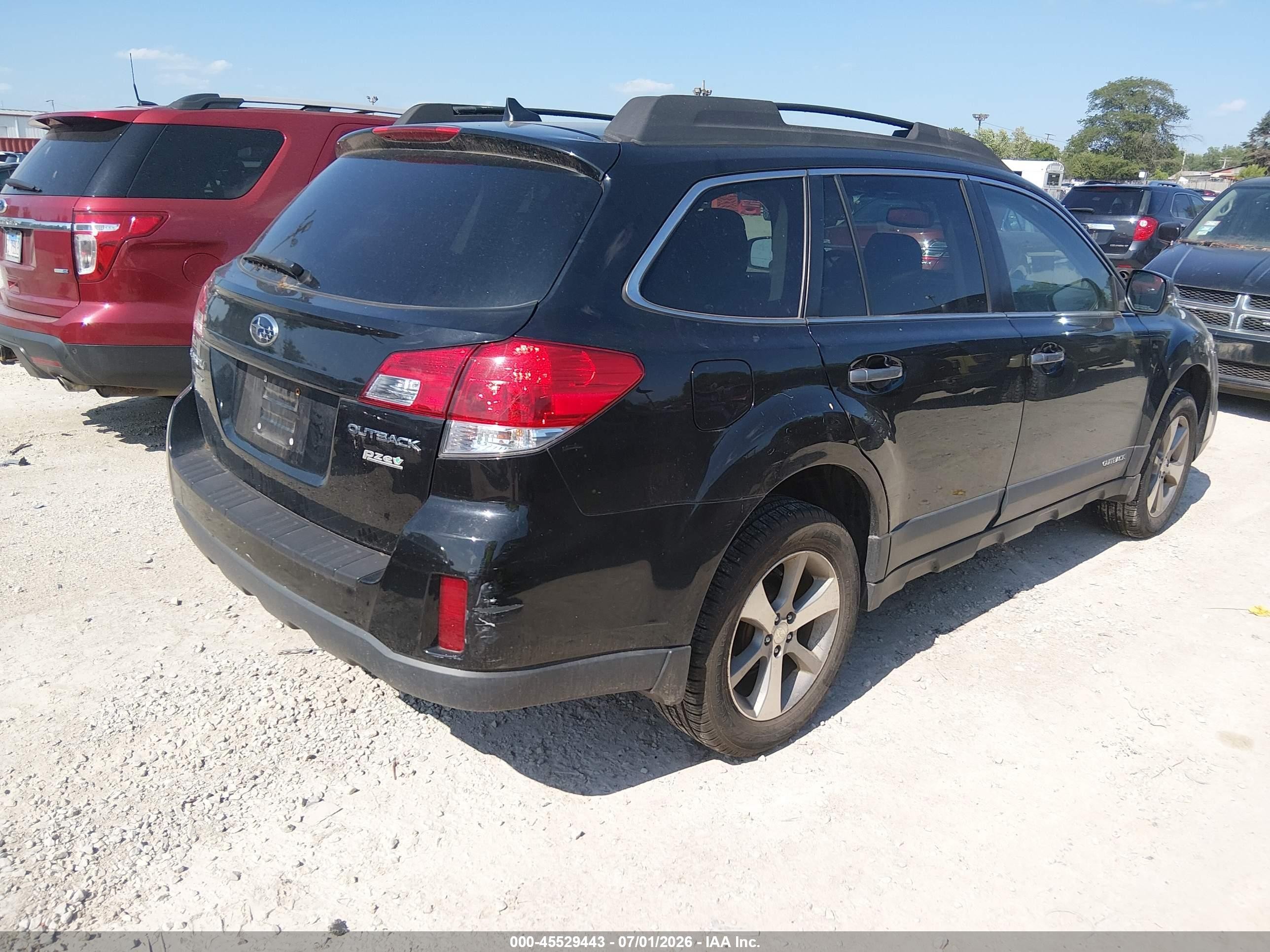 2013 Subaru Outback 2.5i Limited Black vin: 4S4BRCSC5D3232665